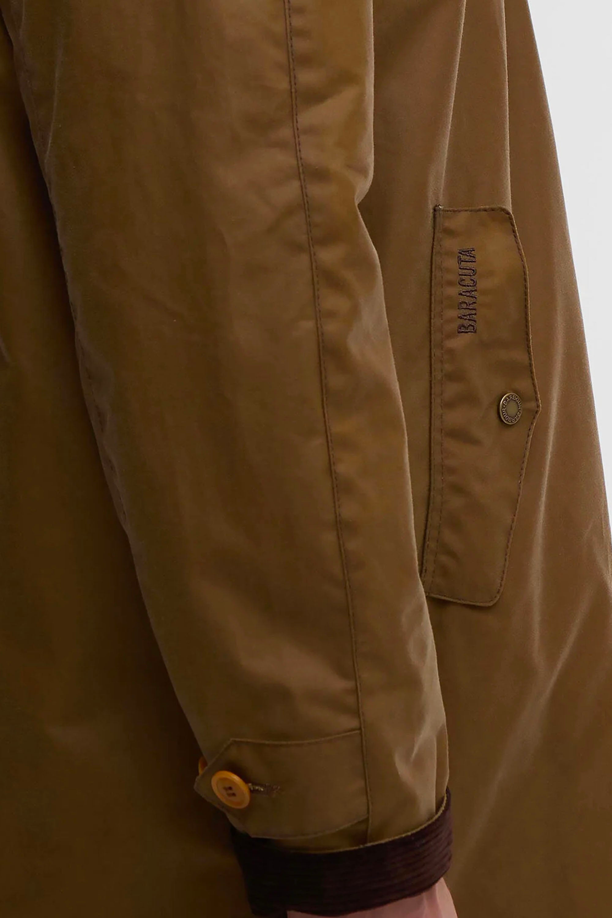 BARBOUR X BARACUTA WAX TRENCH COAT