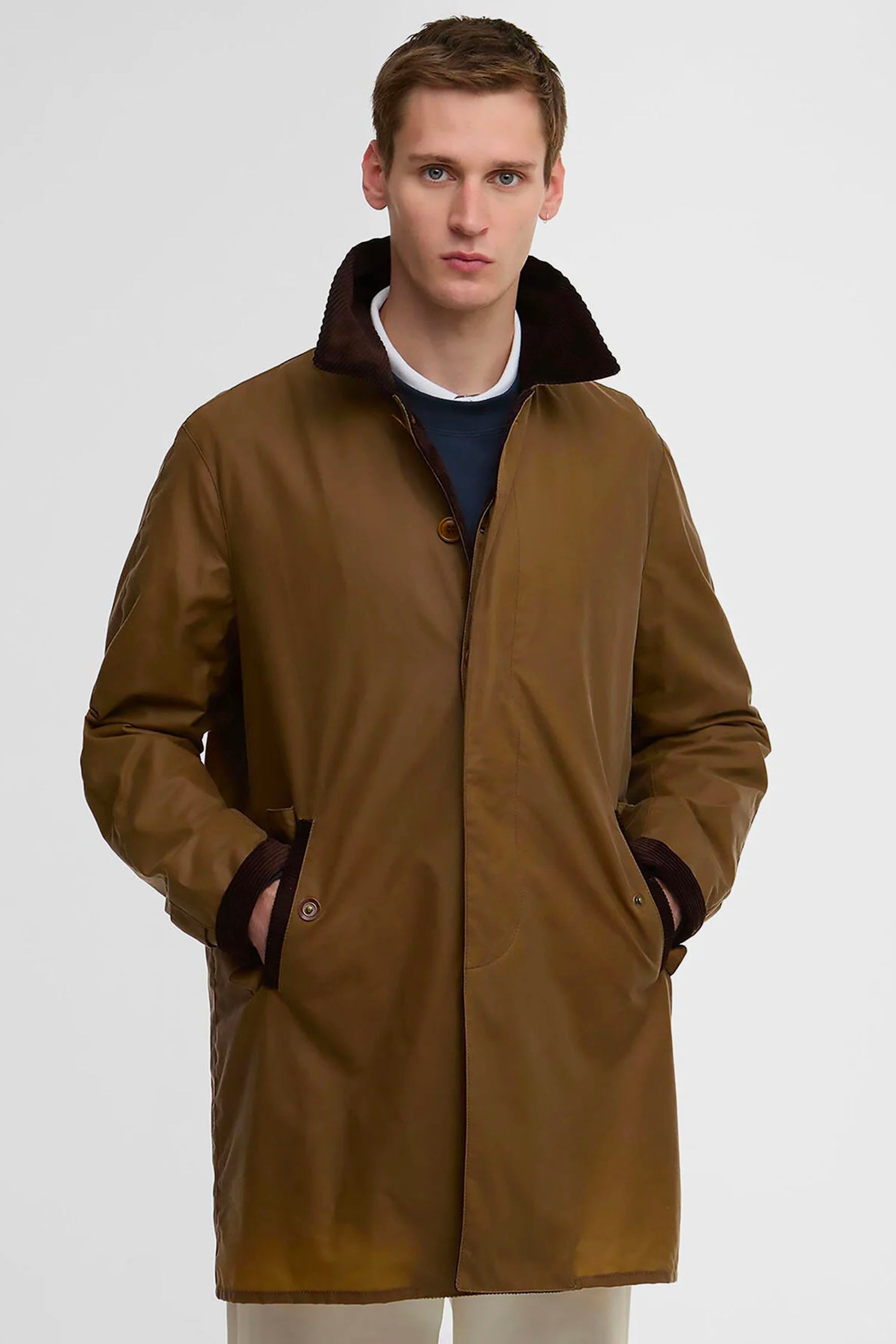 BARBOUR X BARACUTA WAX TRENCH COAT