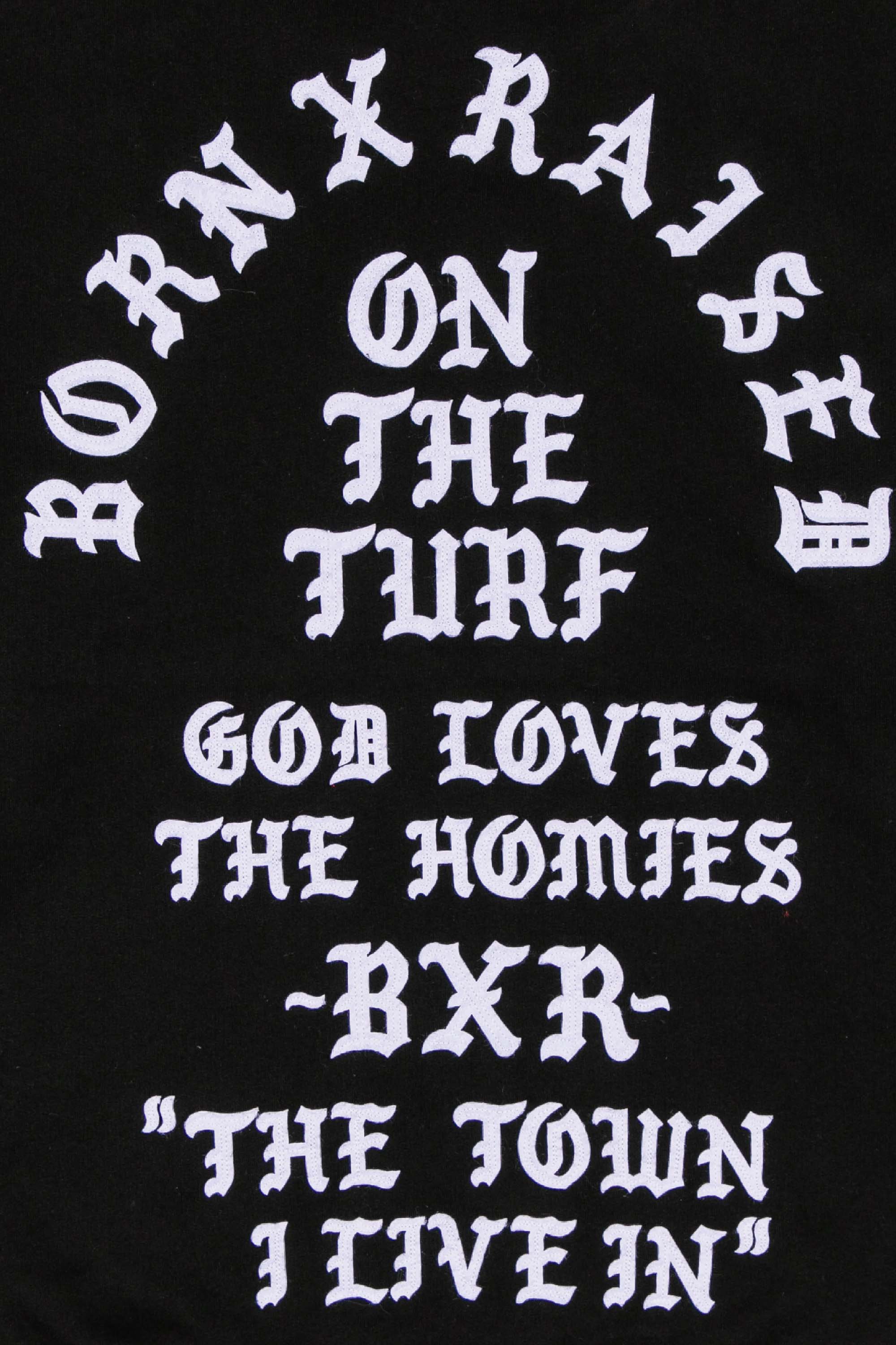 THE TOWN FELT LETTER CREWNECK