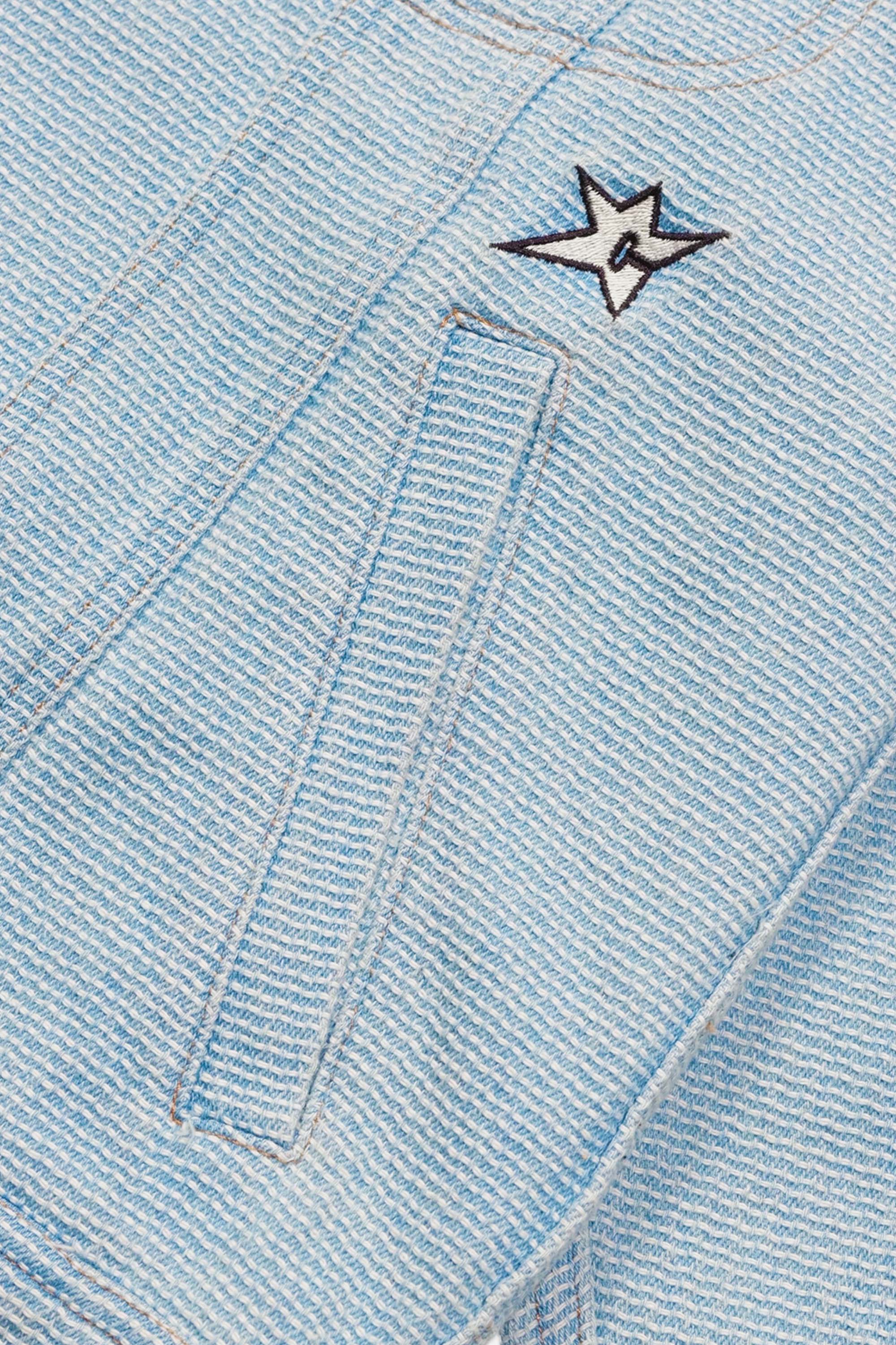 INTERLOCK STITCH DENIM JACKET