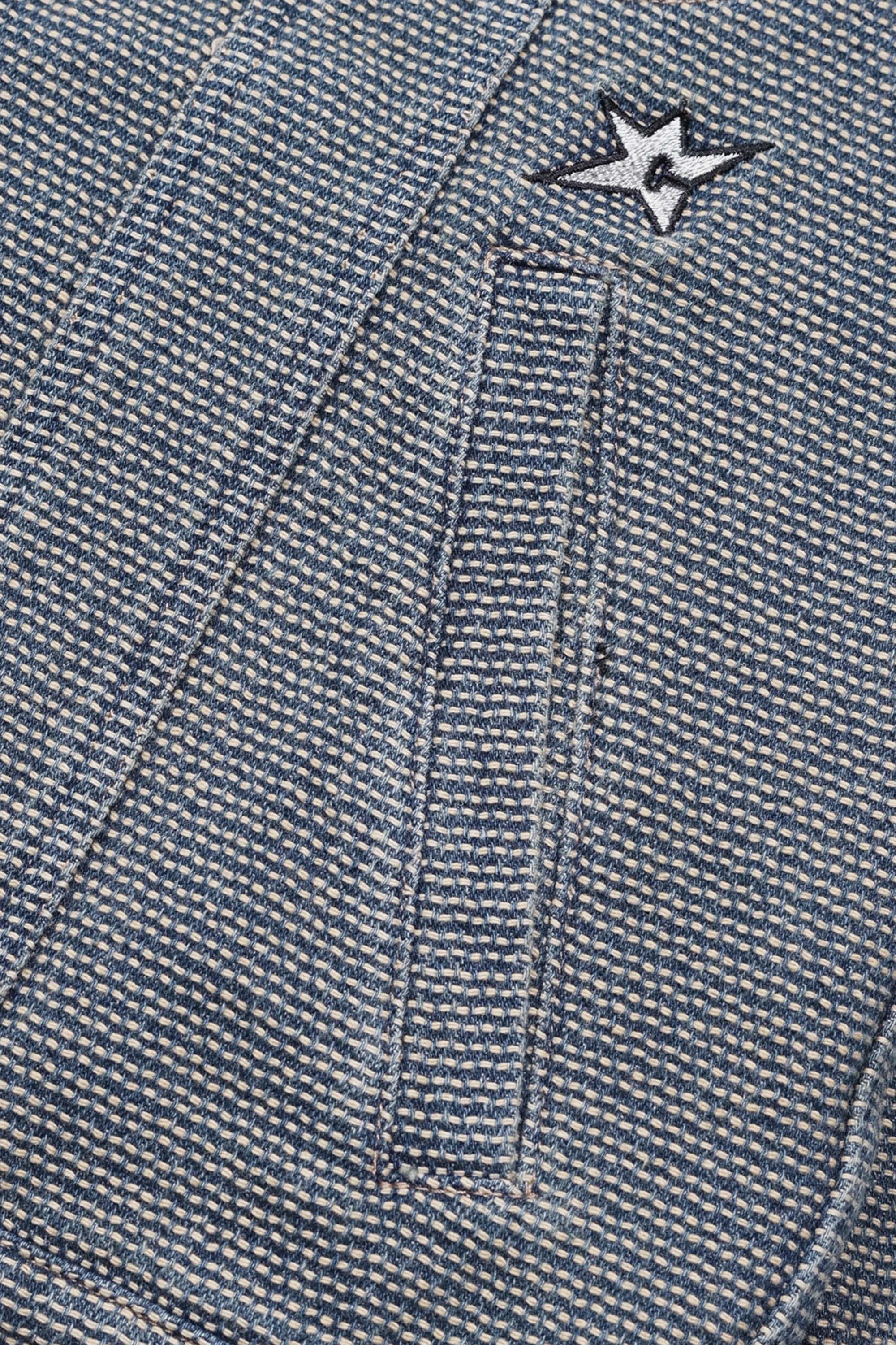 INTERLOCK STITCH DENIM JACKET