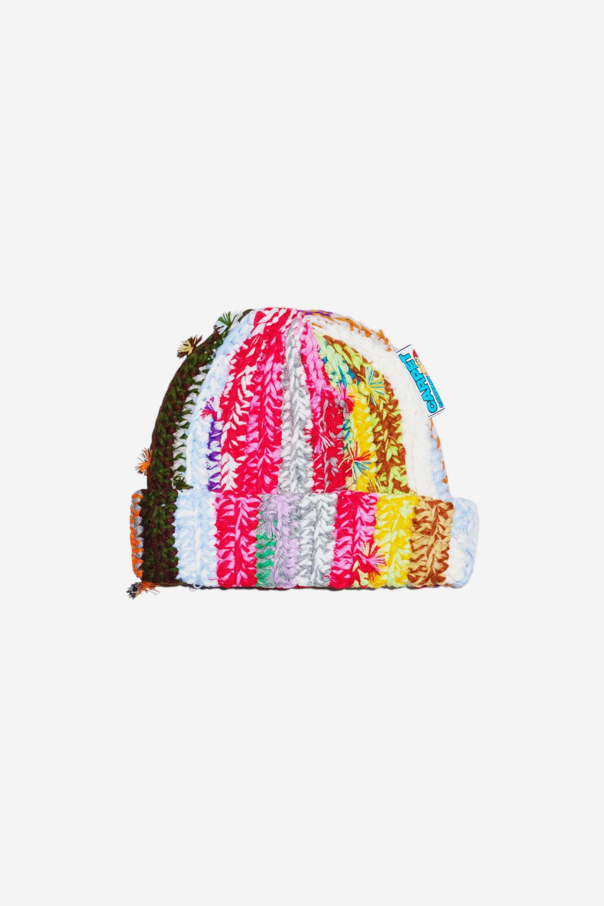 JACQUARD TAG BEANIE