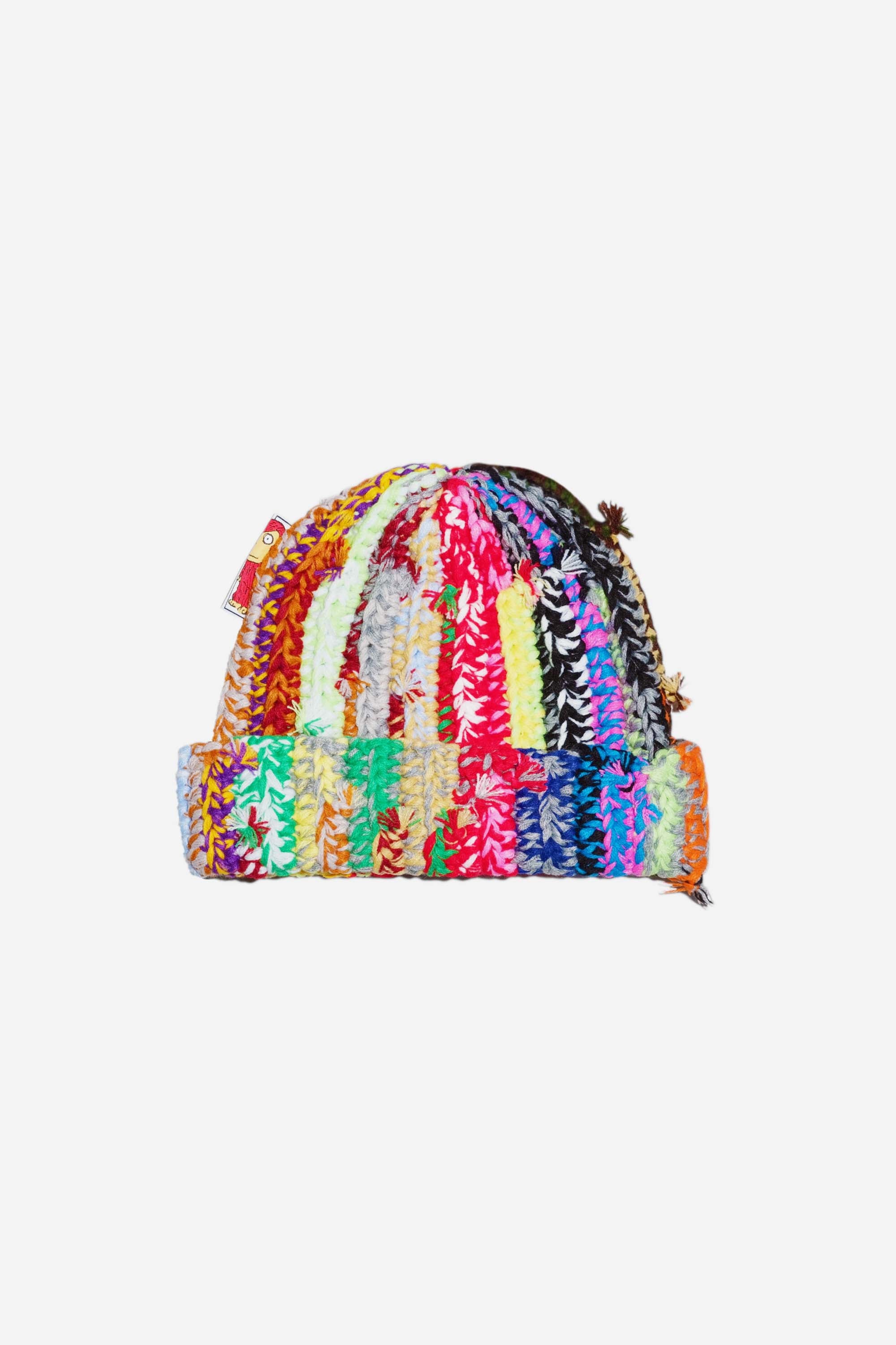JACQUARD TAG BEANIE