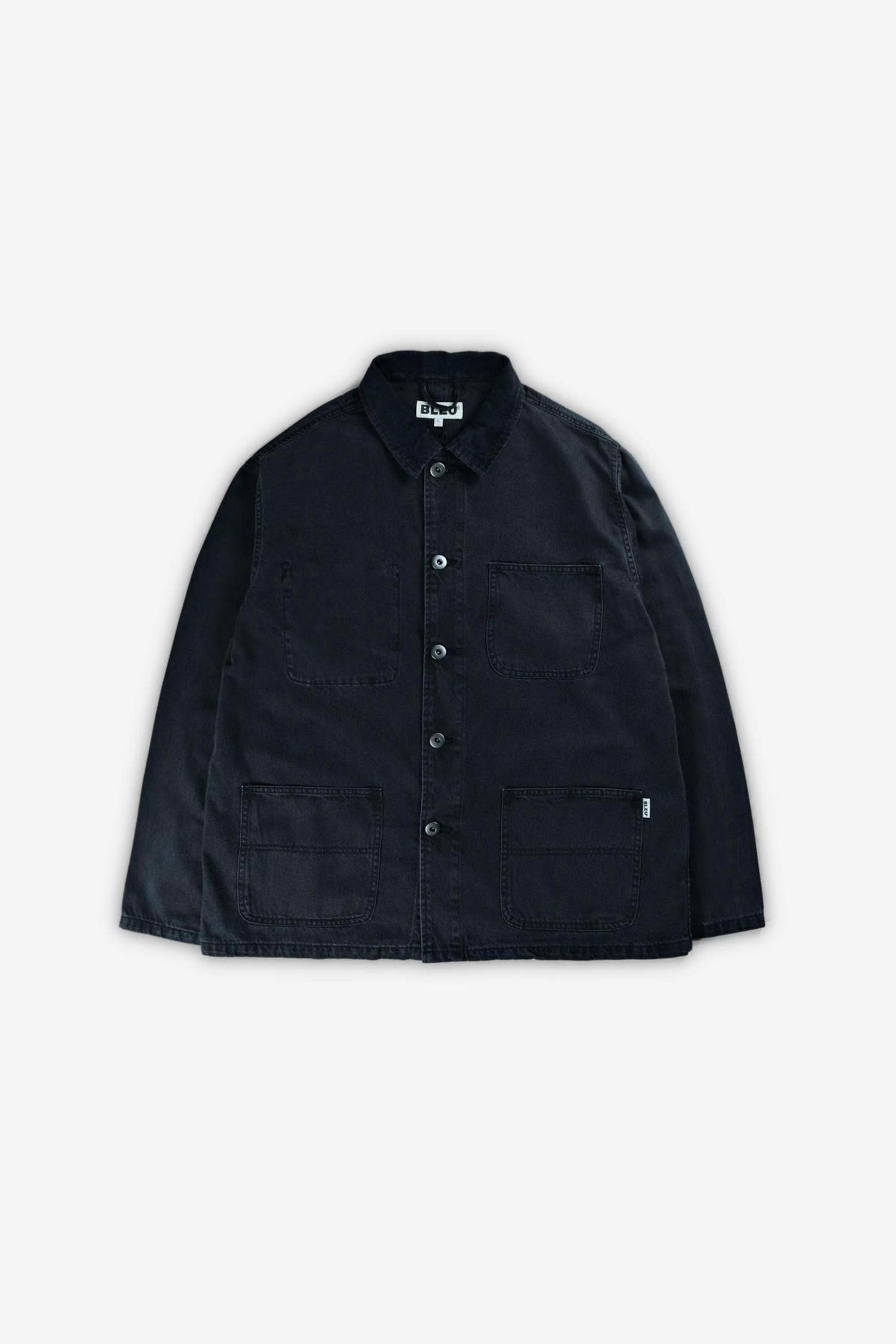 DENIM JACKET CORD COLLAR