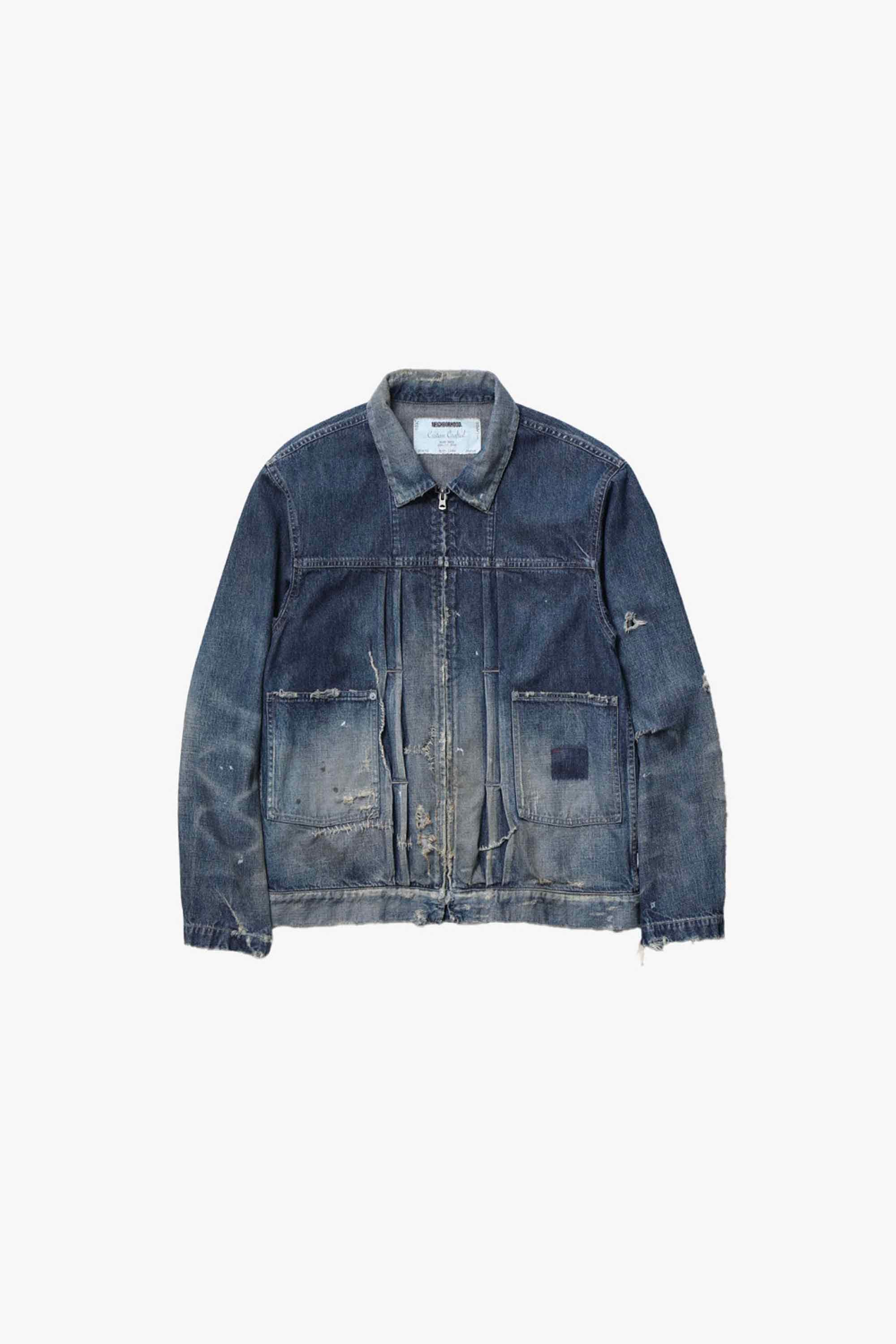 SAVAGE LW DENIM ZIP JACKET