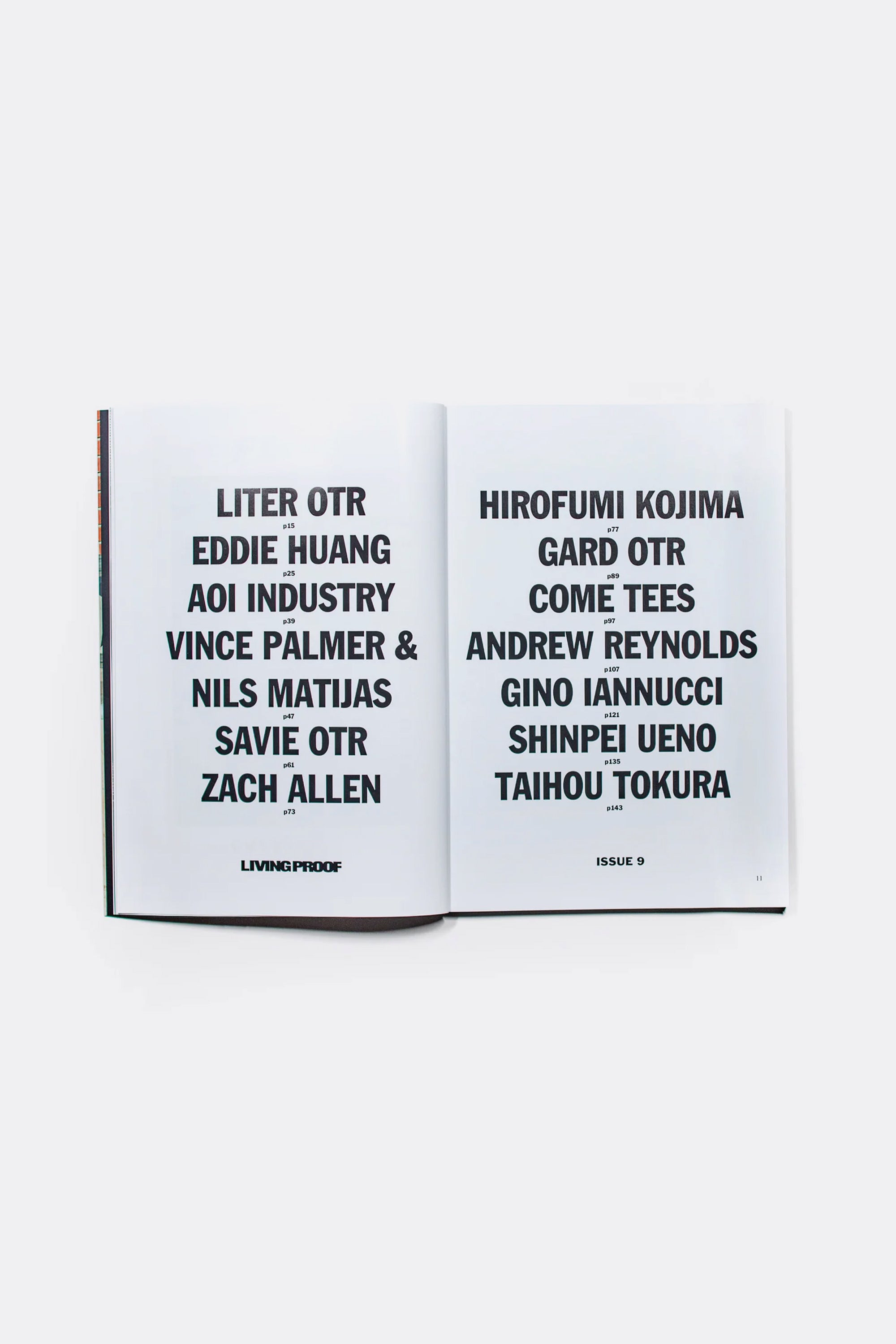 LIVING PROOF ISSUE 9