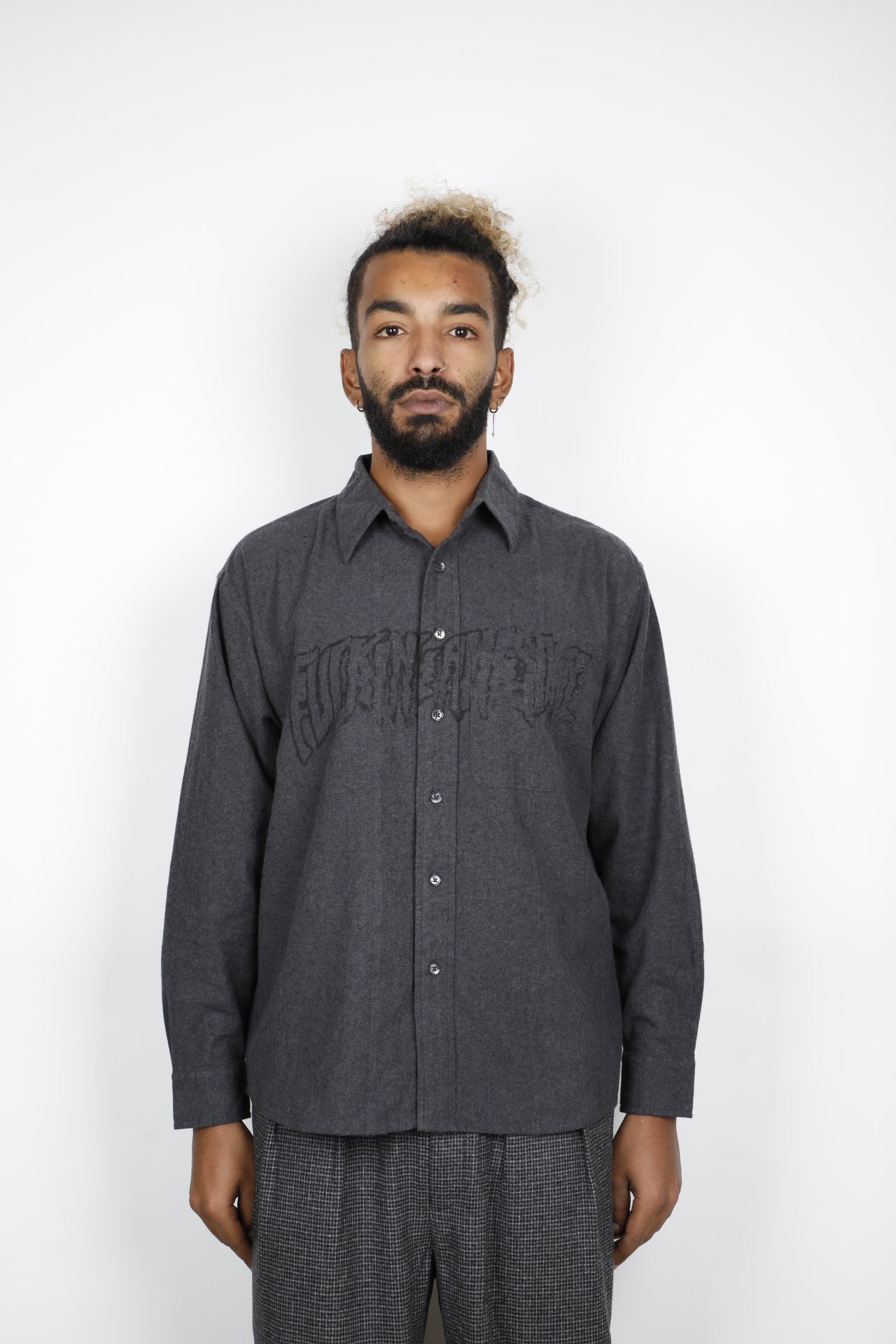 STAMP LOGO CHAMBRAY SHIRT