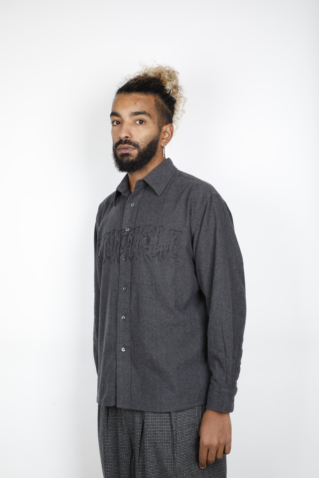 STAMP LOGO CHAMBRAY SHIRT