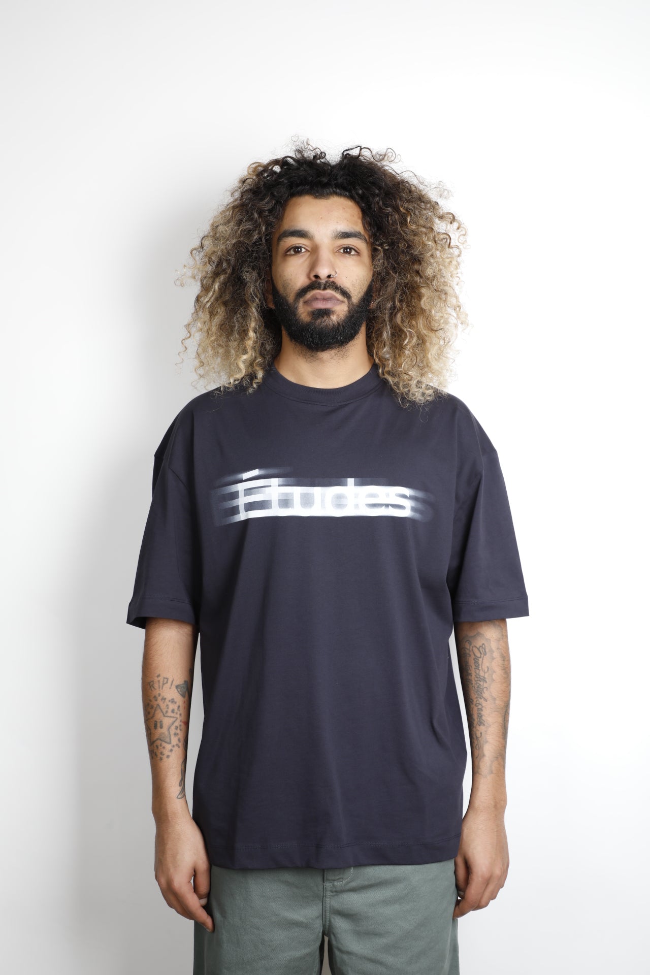 RELAX T-SHIRT ETUDES BLUR