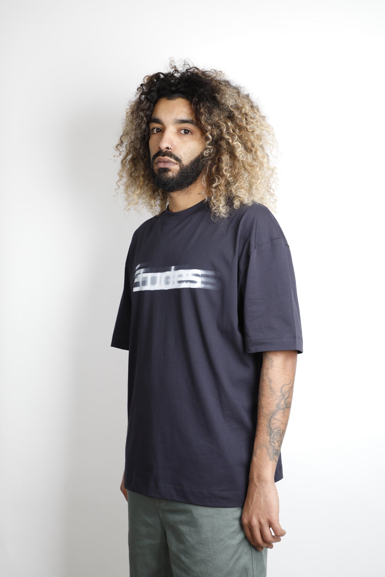 RELAX T-SHIRT ETUDES BLUR