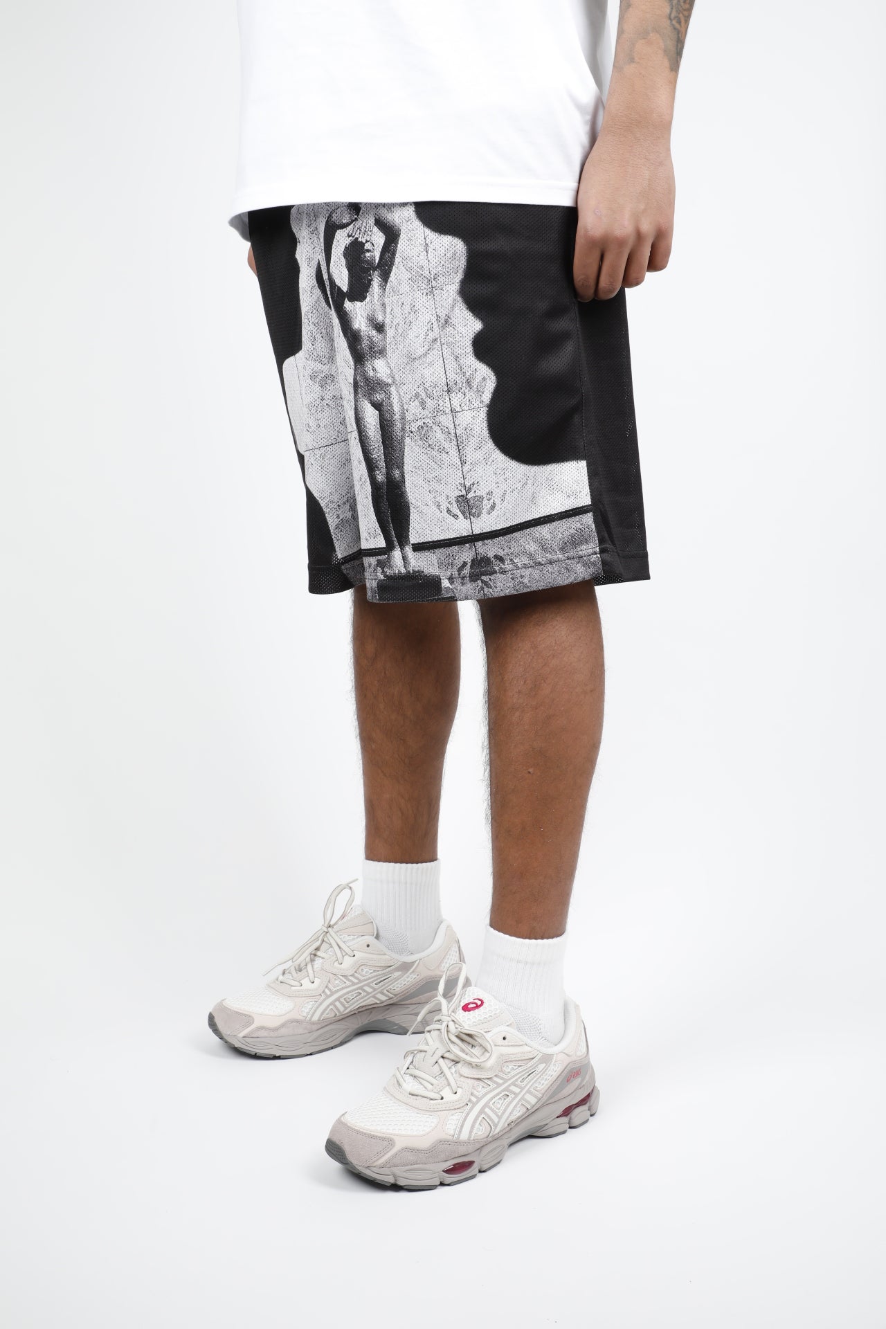 LA MELANCOLIA STATUE SHORTS WOVEN