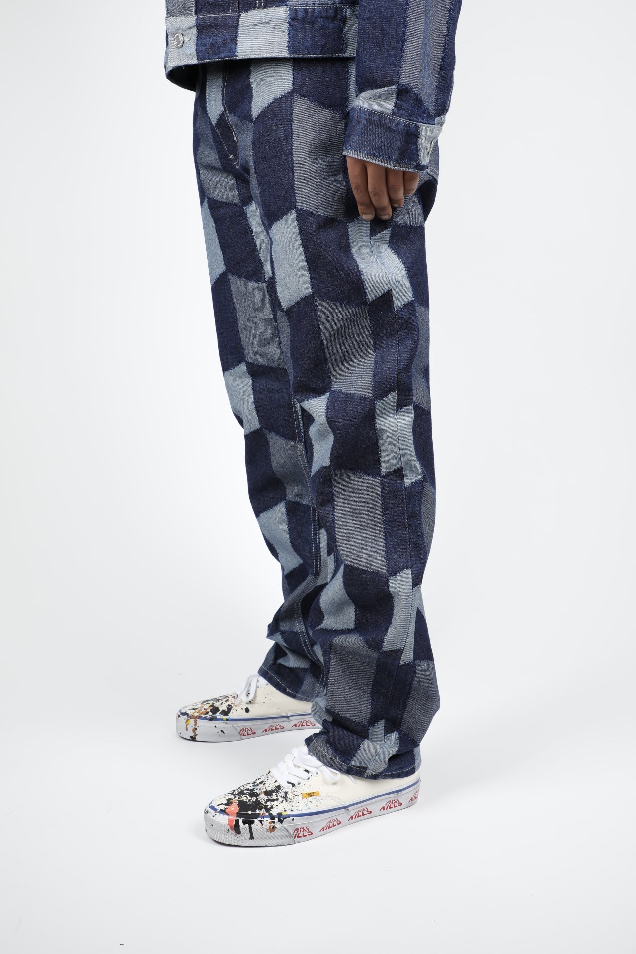 PANT PATCHWORK DENIM