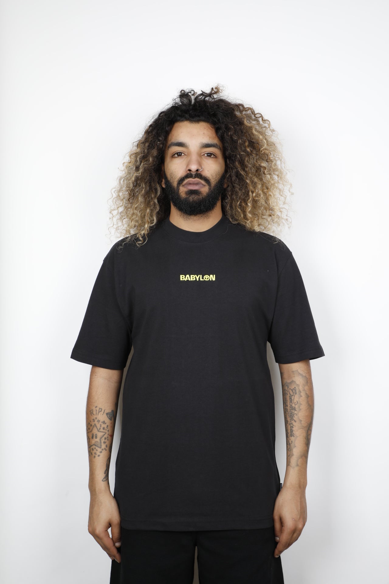 SHOP TEE YELLOW LOGO