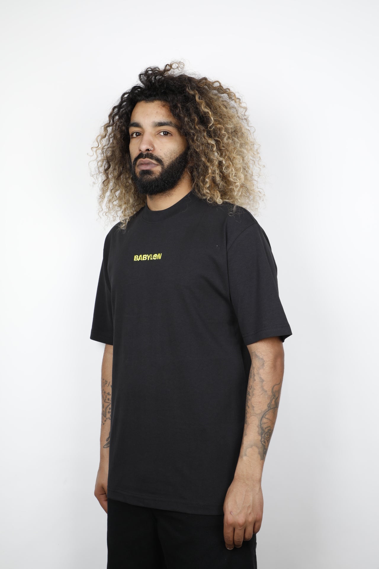 SHOP TEE YELLOW LOGO