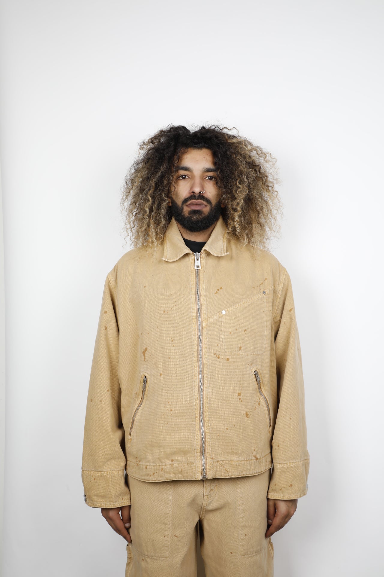 BOXY ZIPPED JACKET DRIPS