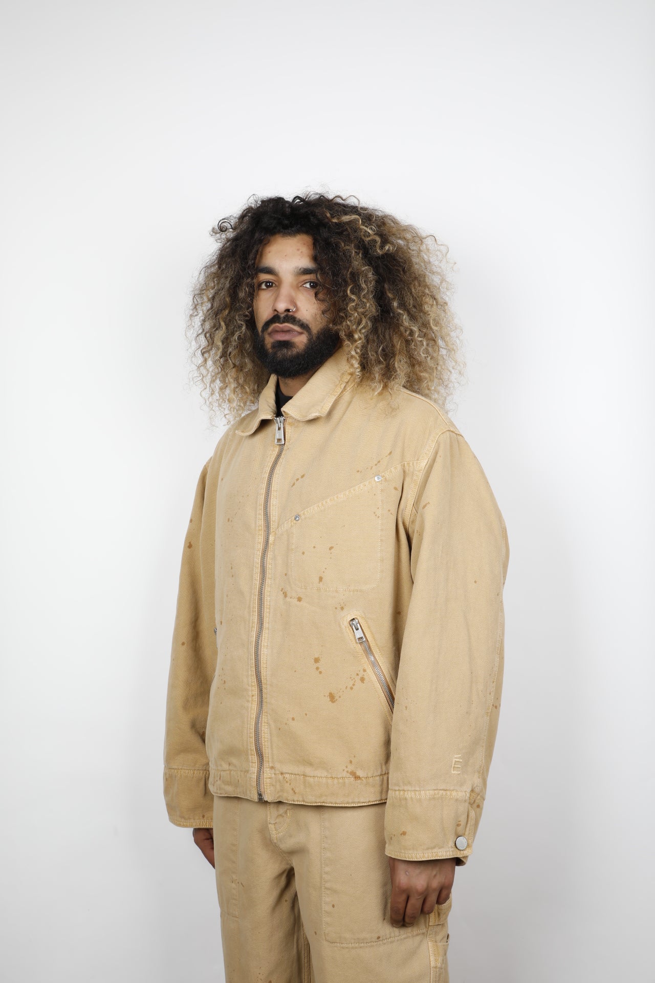 BOXY ZIPPED JACKET DRIPS
