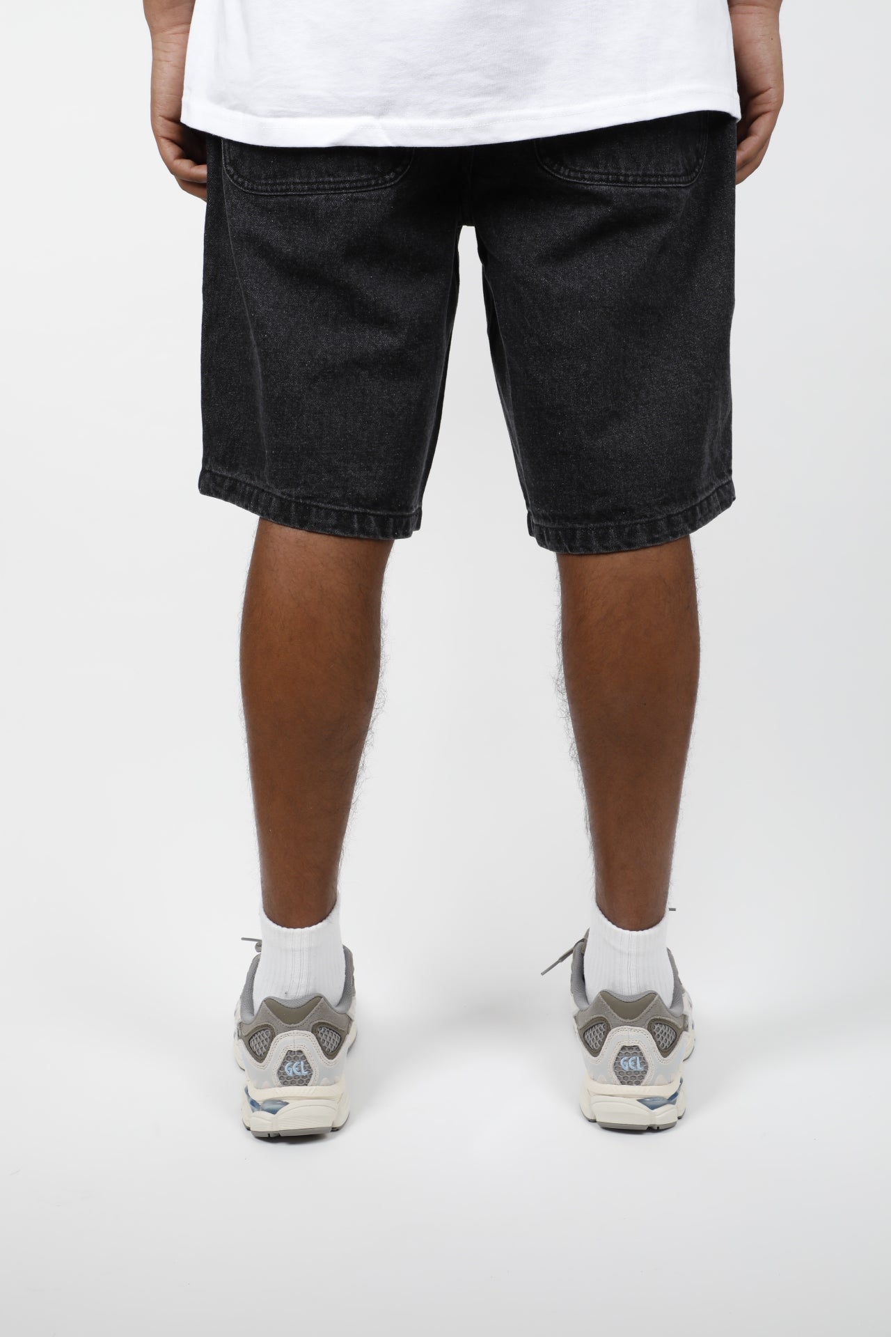 SHORT CLASSIC H DOUBLE KNEE DENIM