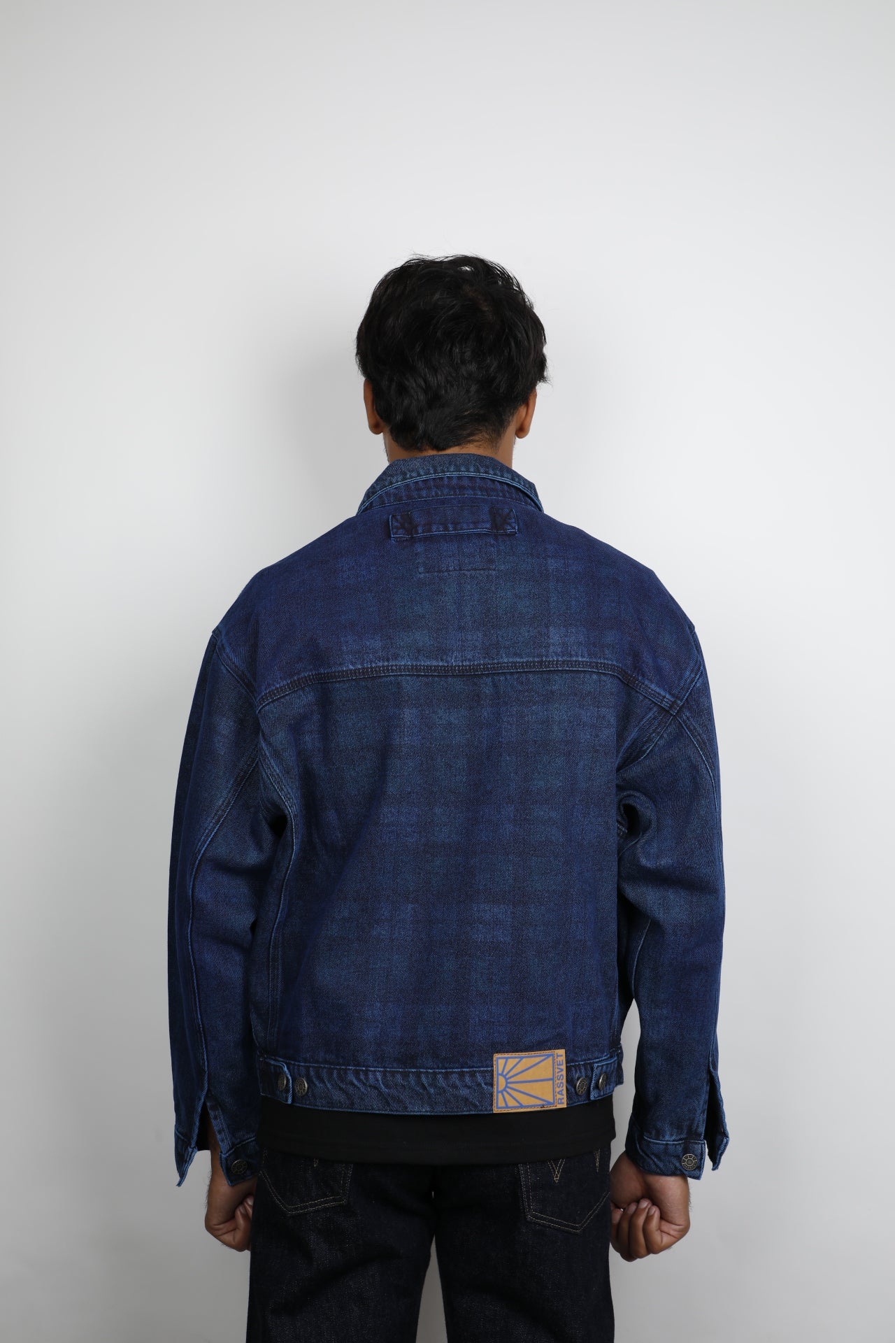 ALLOVER PRINTED DENIM JACKET
