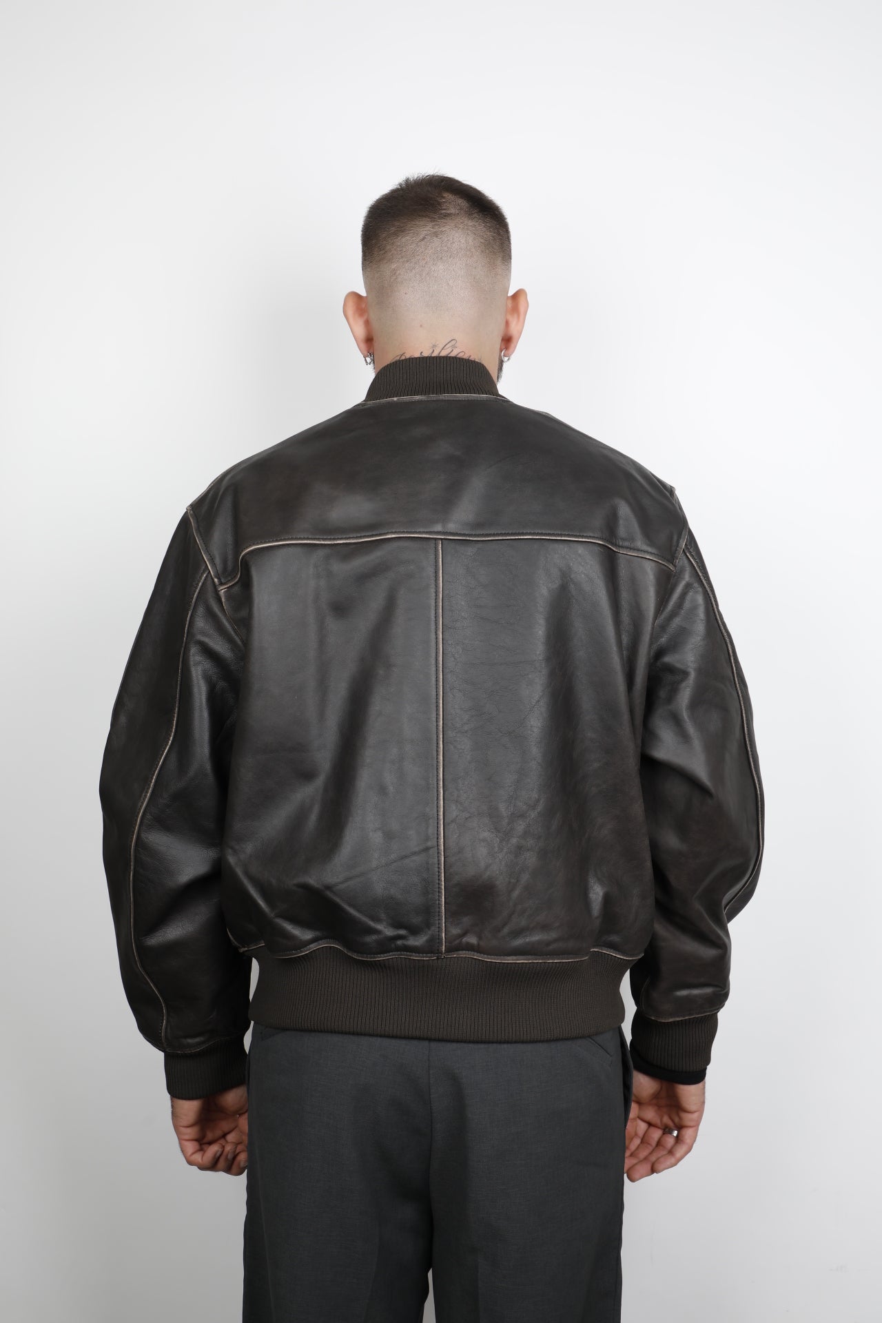 LEATHER FLIGHT JACKET
