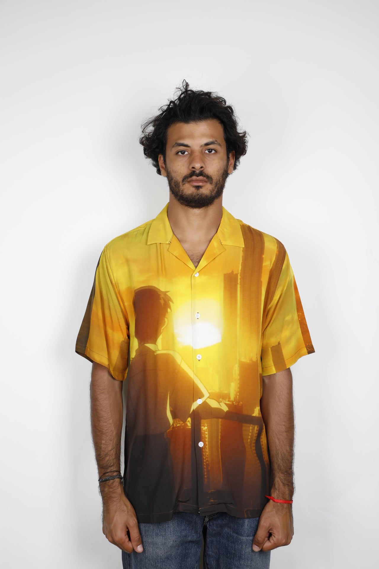 PLEASURES TOKYO-3 BUTTON DOWN SHIRT