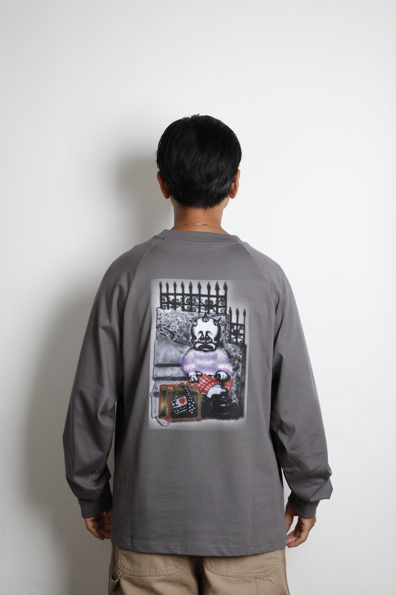 MEN I LOVE PARIS JERSEY L/S TEE KNIT