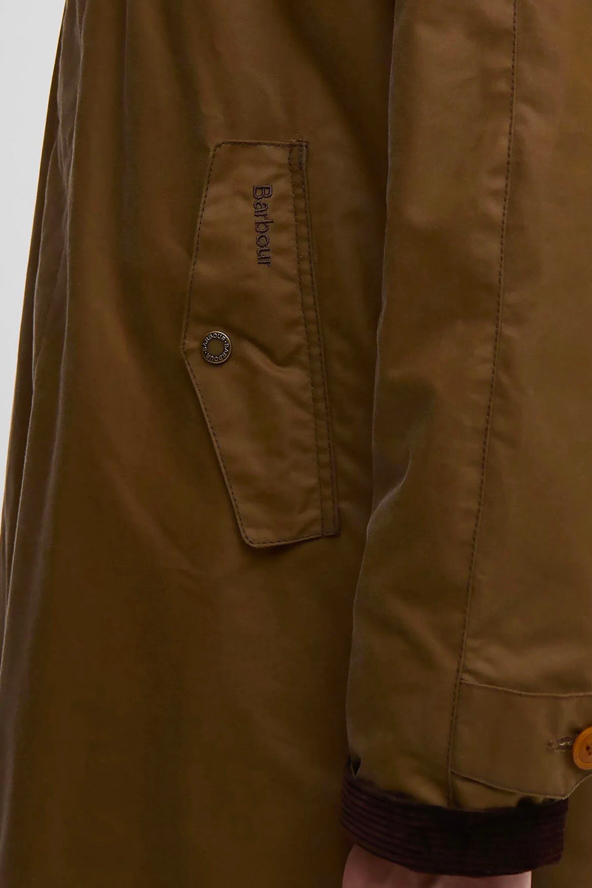 BARBOUR X BARACUTA WAX TRENCH COAT