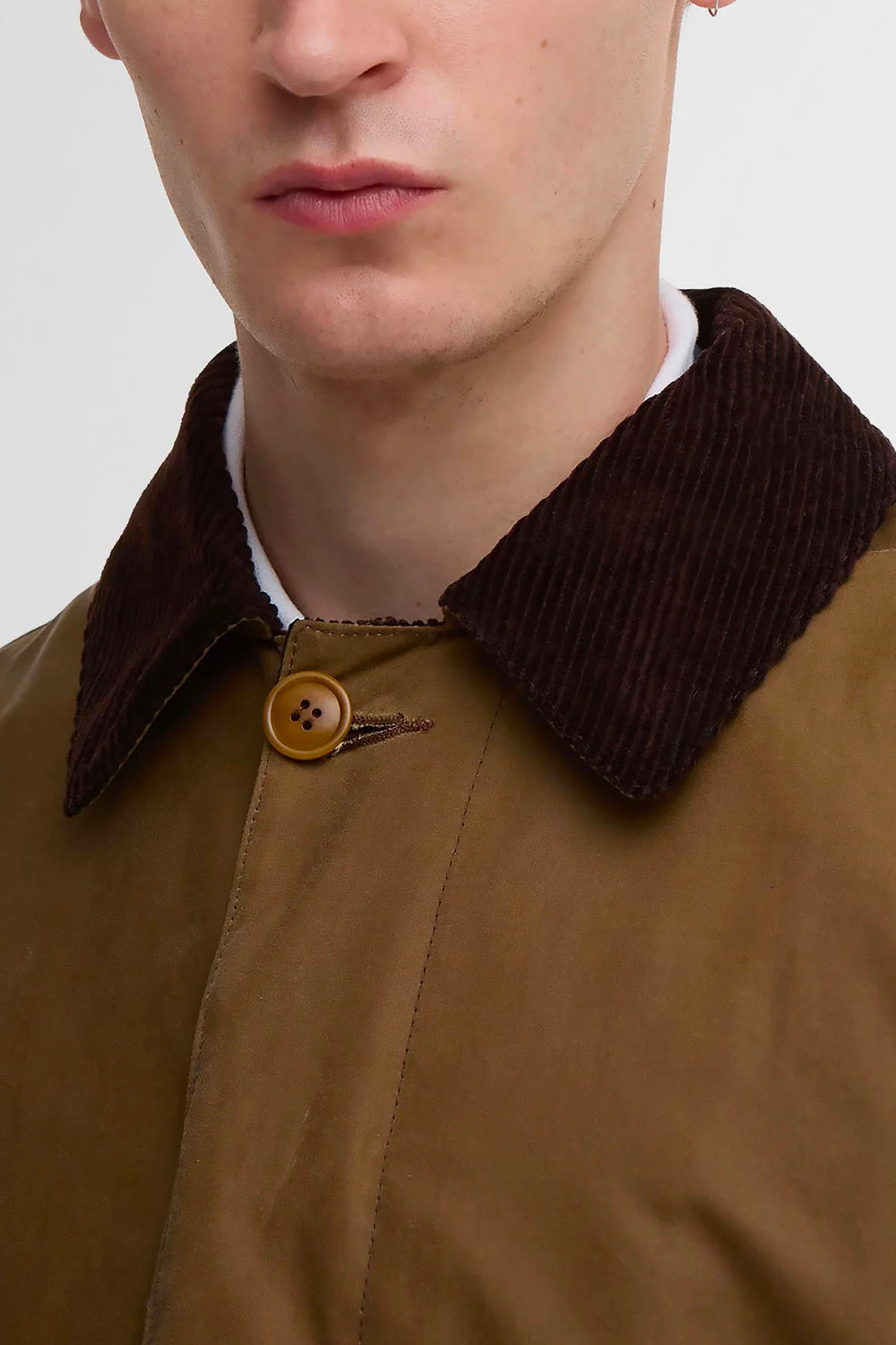 BARBOUR X BARACUTA WAX TRENCH COAT