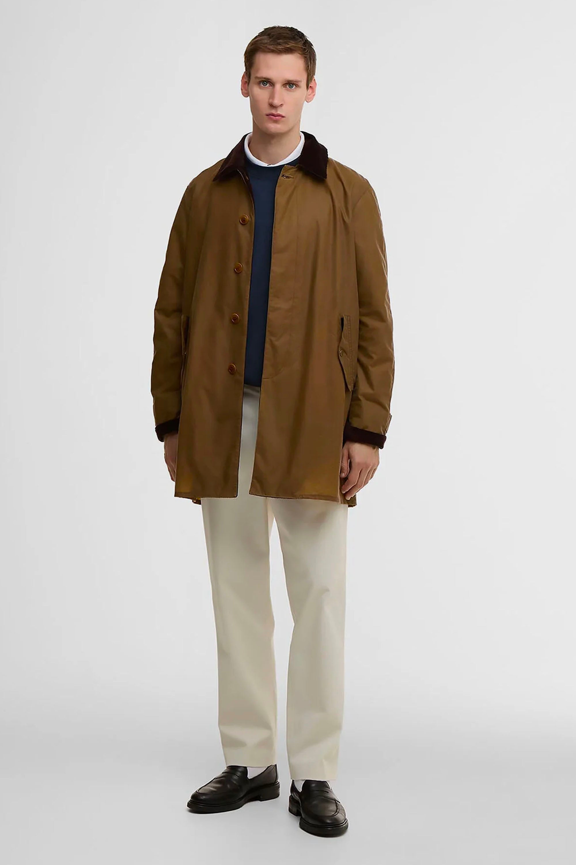BARBOUR X BARACUTA WAX TRENCH COAT
