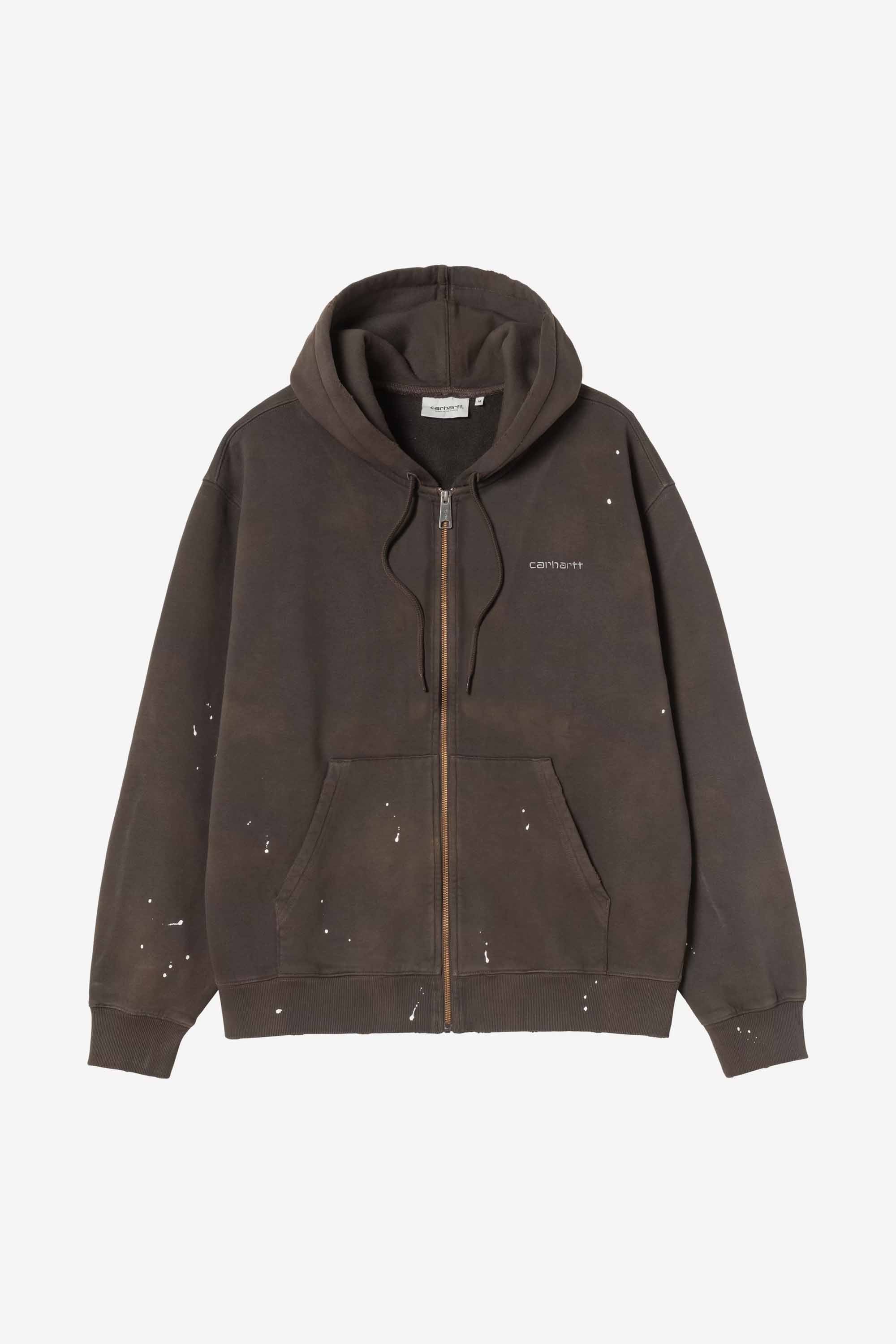 HOODED PAINTER JACKET