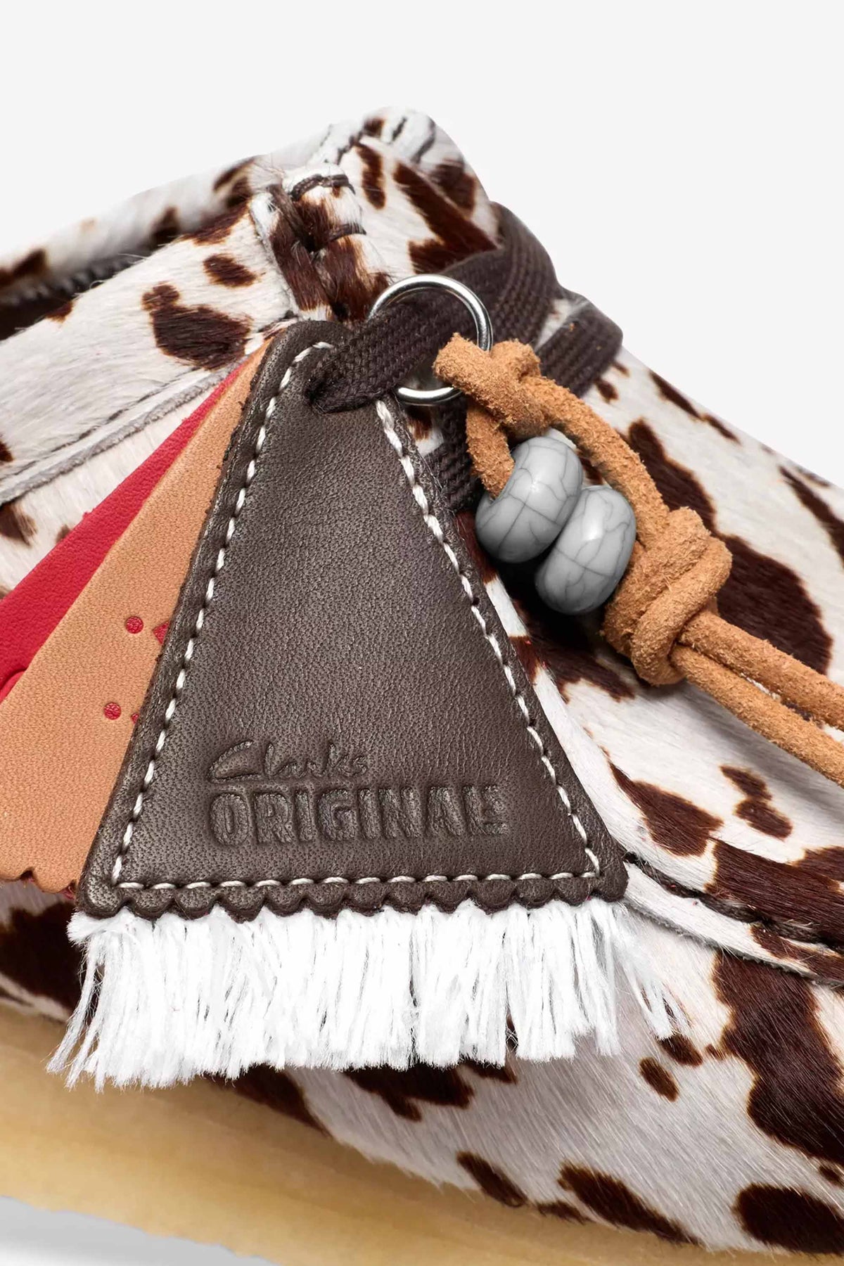 WALLABEE BROWN COW PRINT