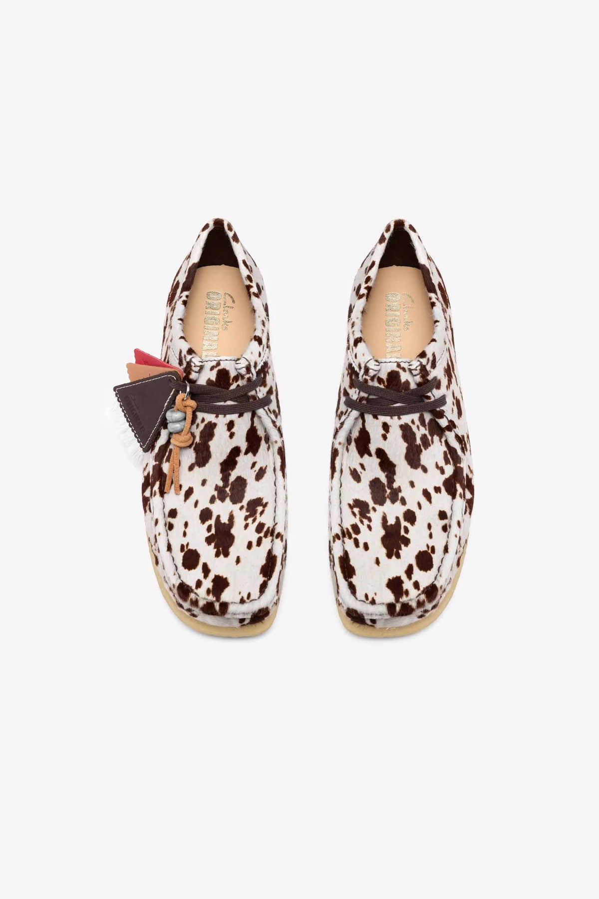 WALLABEE BROWN COW PRINT