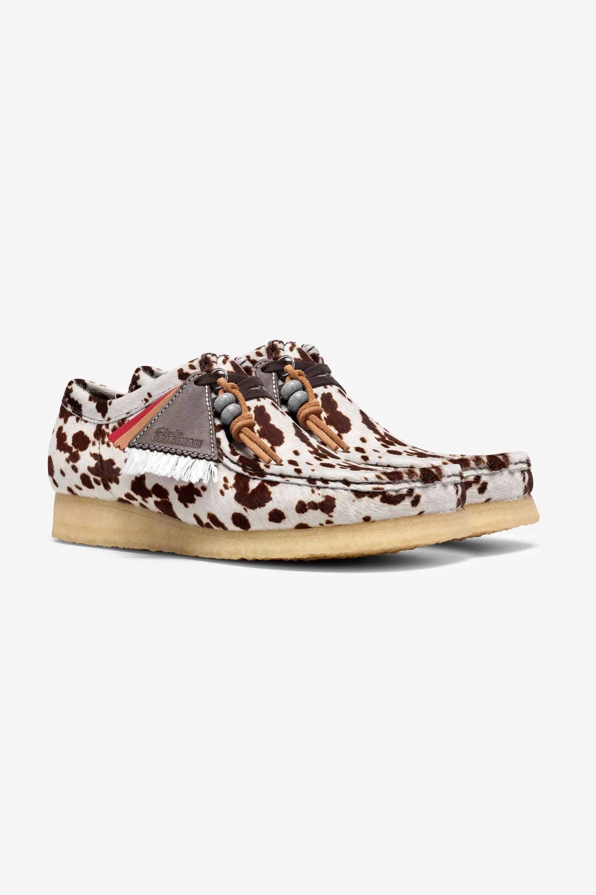 WALLABEE BROWN COW PRINT