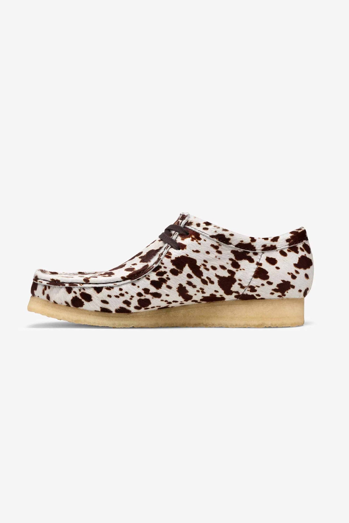 WALLABEE BROWN COW PRINT