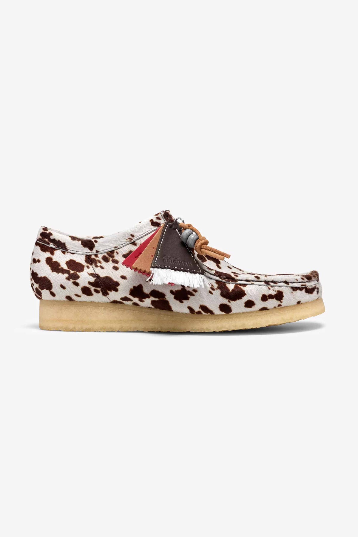 WALLABEE BROWN COW PRINT