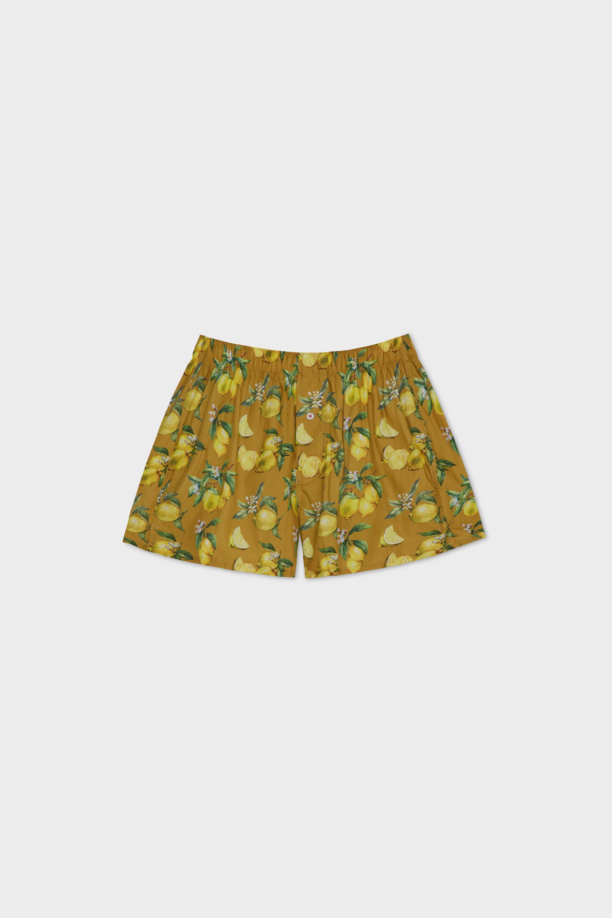 WATERCOLOR LEMONS BOXER SHORT