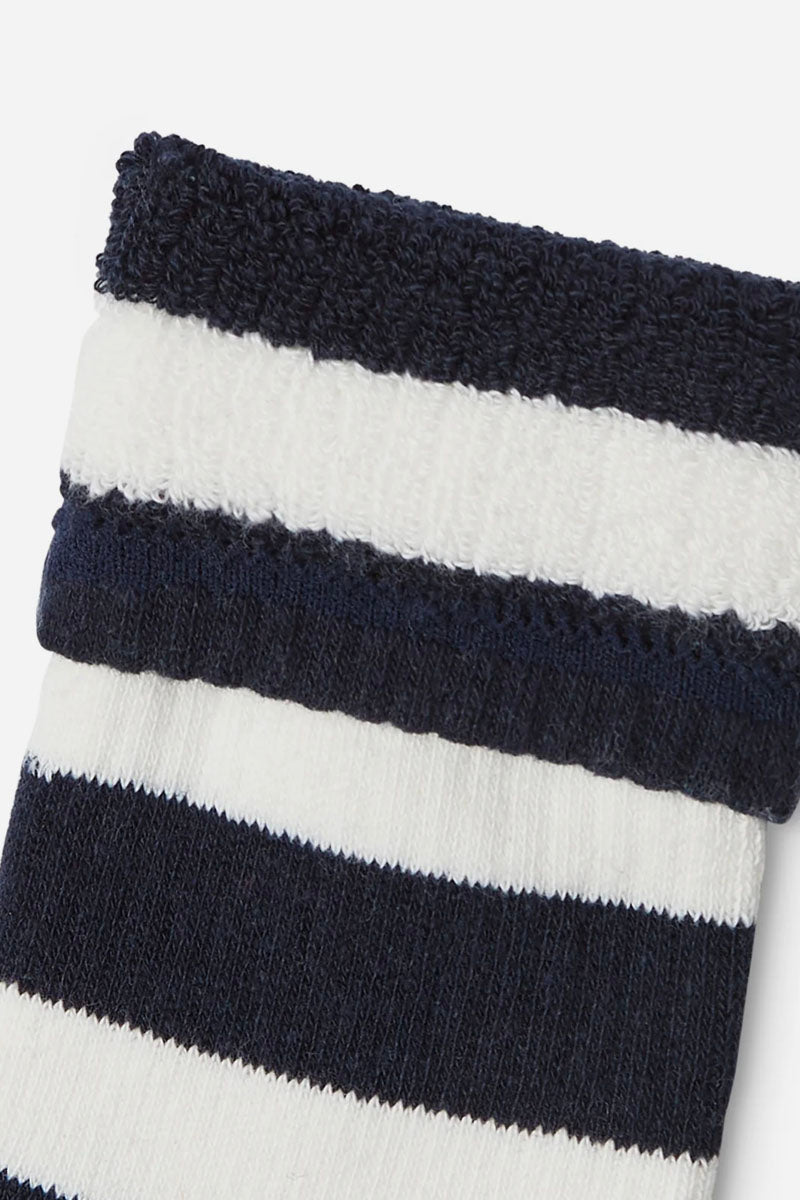 Luxury Yarn Stripe Crew Sock