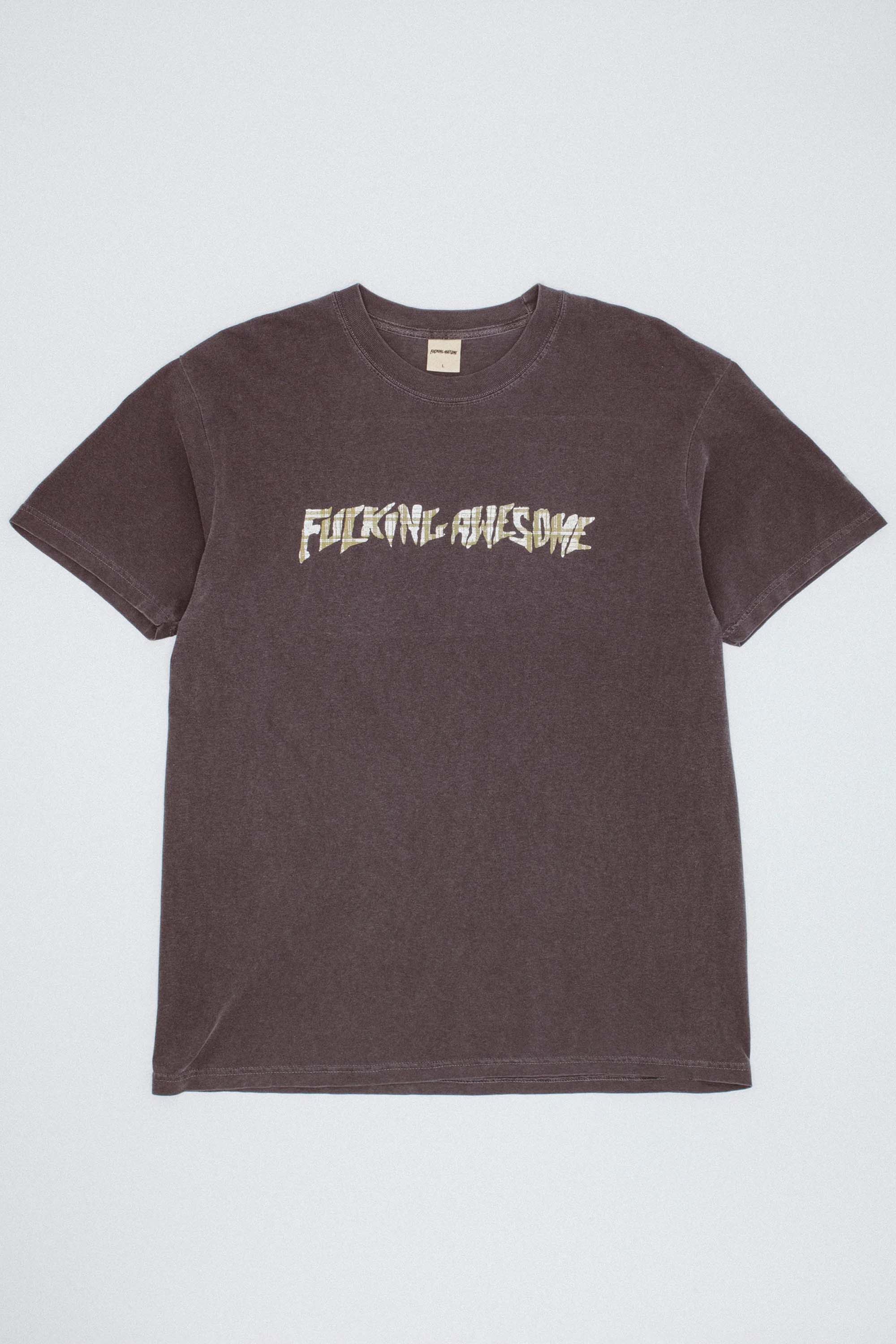 PLAID PHOTO COPY TEE