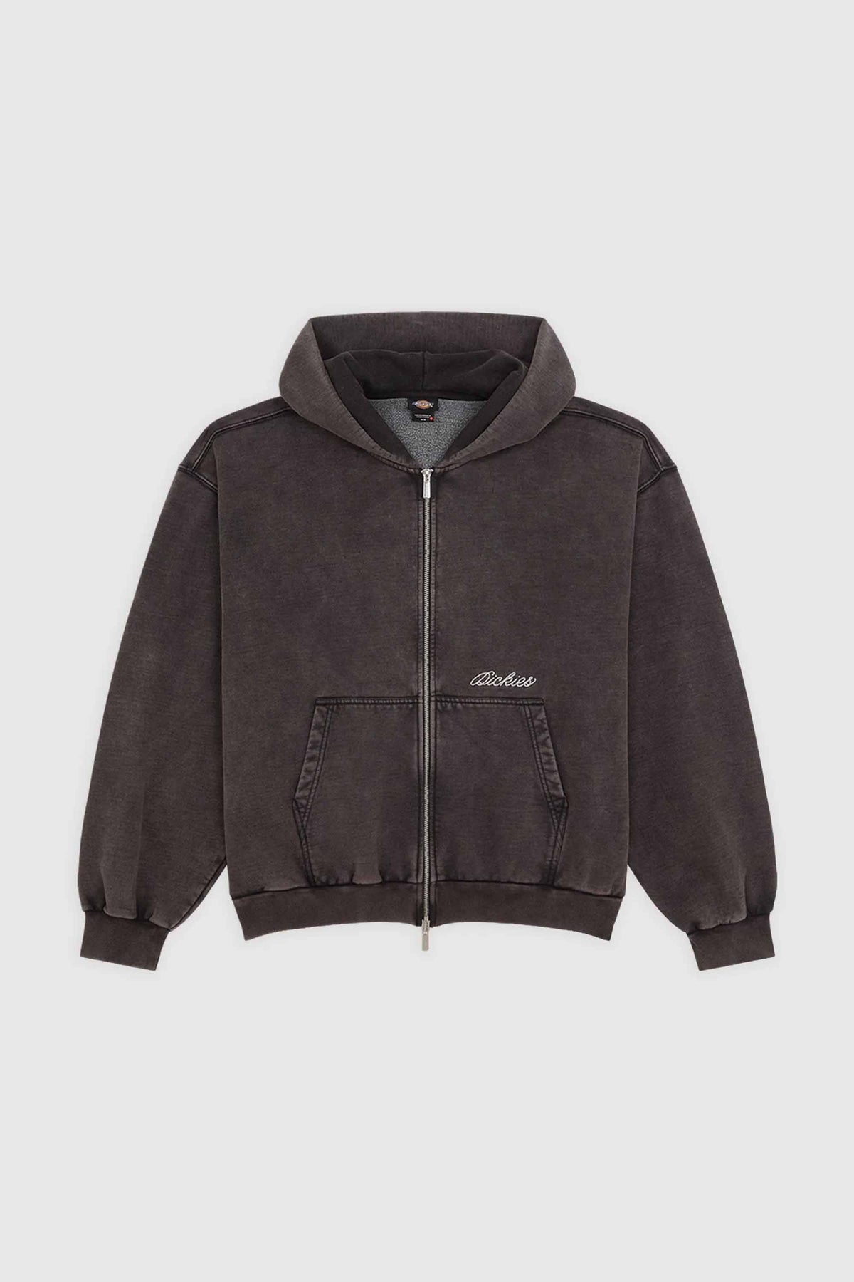 BAKER ZIPPED HOODIE BLACK