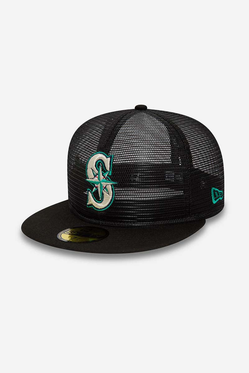 CASQUETTE NEW ERA 59FIFTY SEATTLE MARINERS MESH PATCH