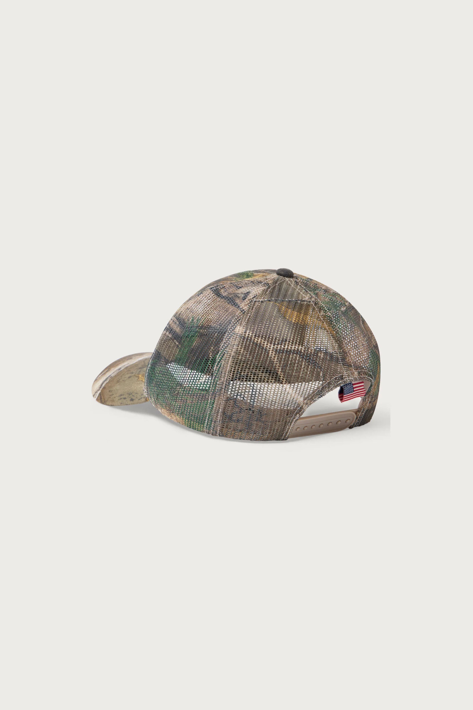 LEATHER RUNNING HORSE TRUCKER HAT