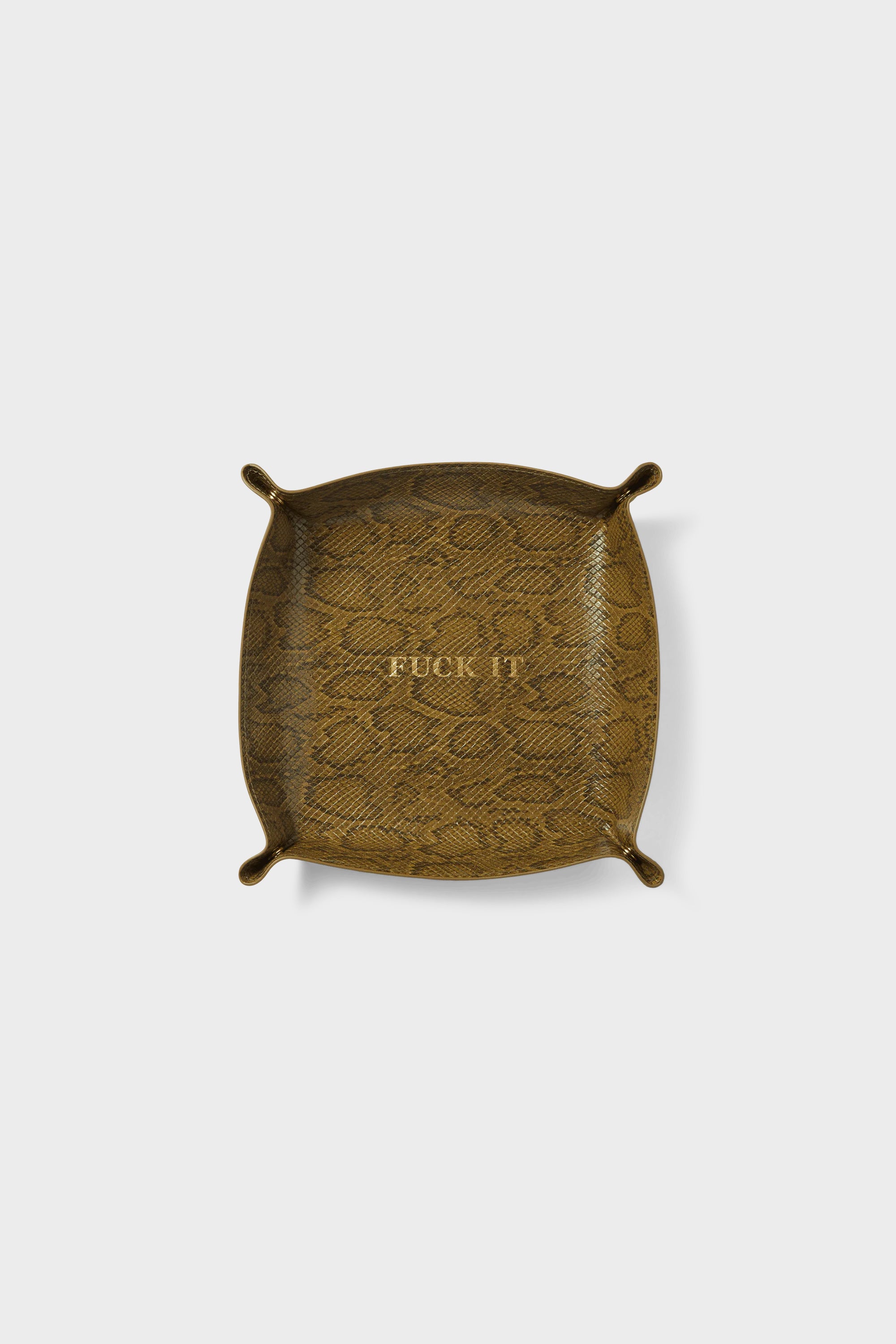 FUCK IT SNAKESKIN CATCHALL
