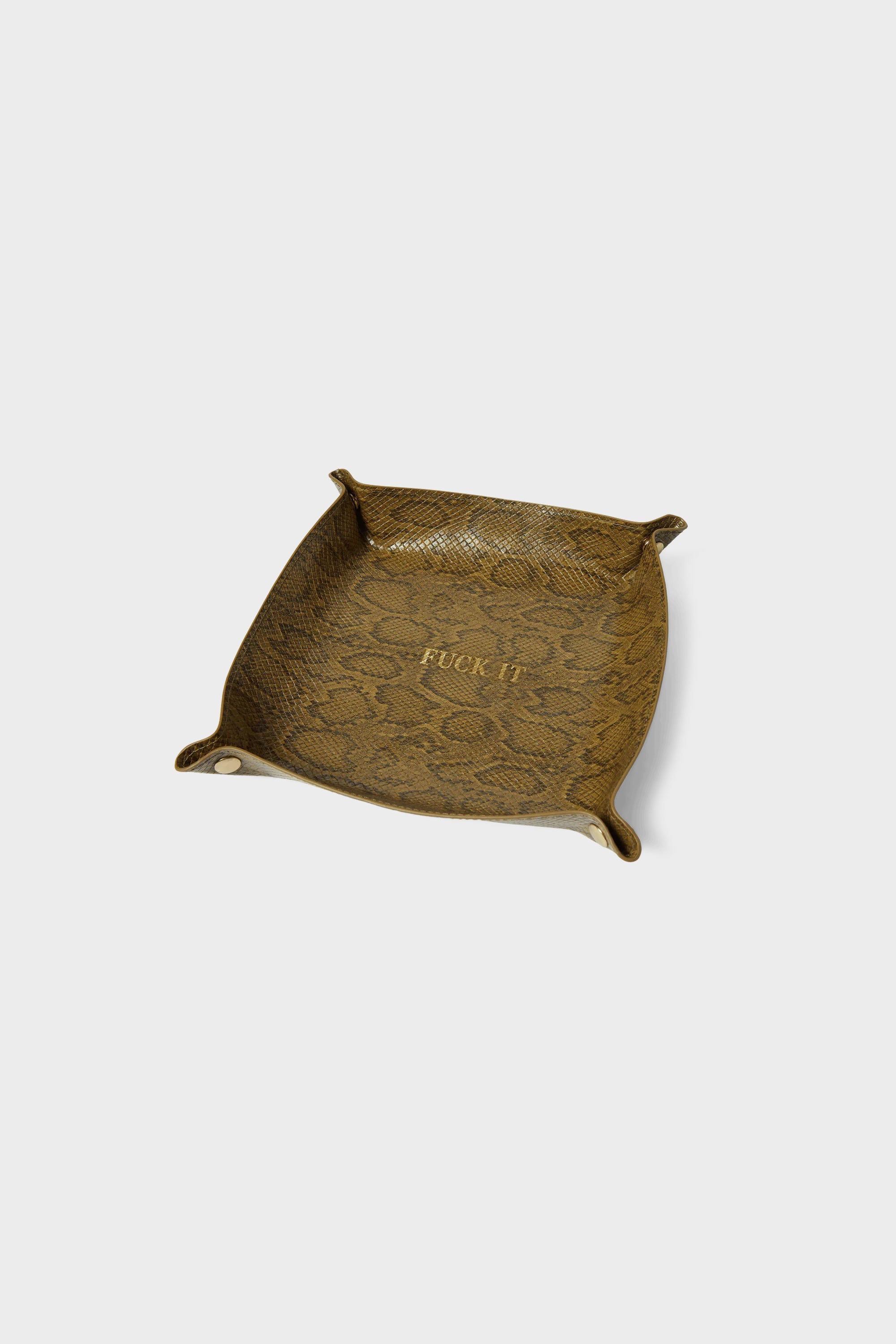 FUCK IT SNAKESKIN CATCHALL