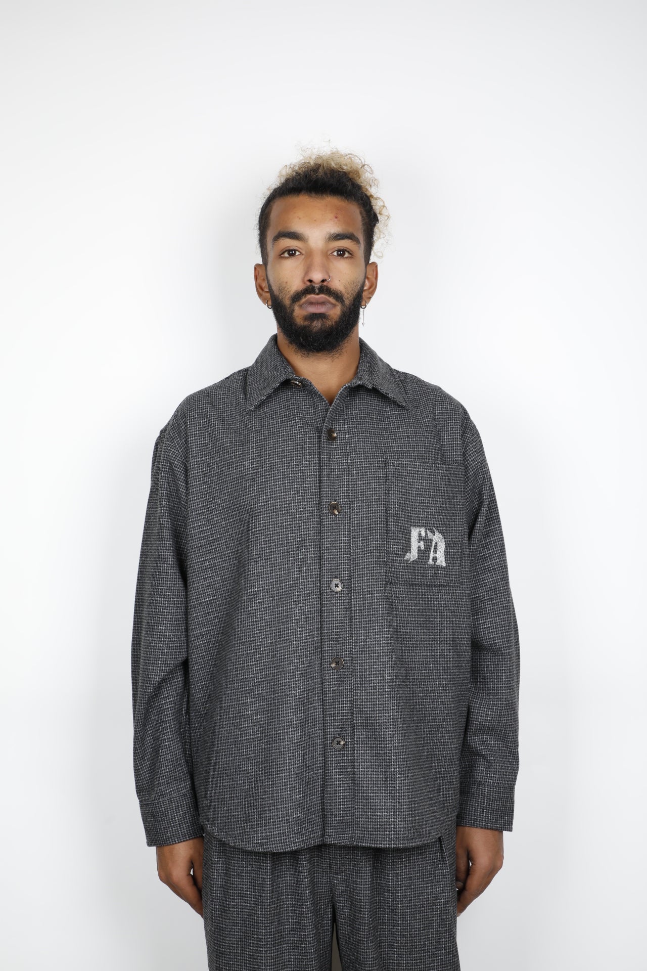 OVERSIZED WOOL FLANNEL SHIRT