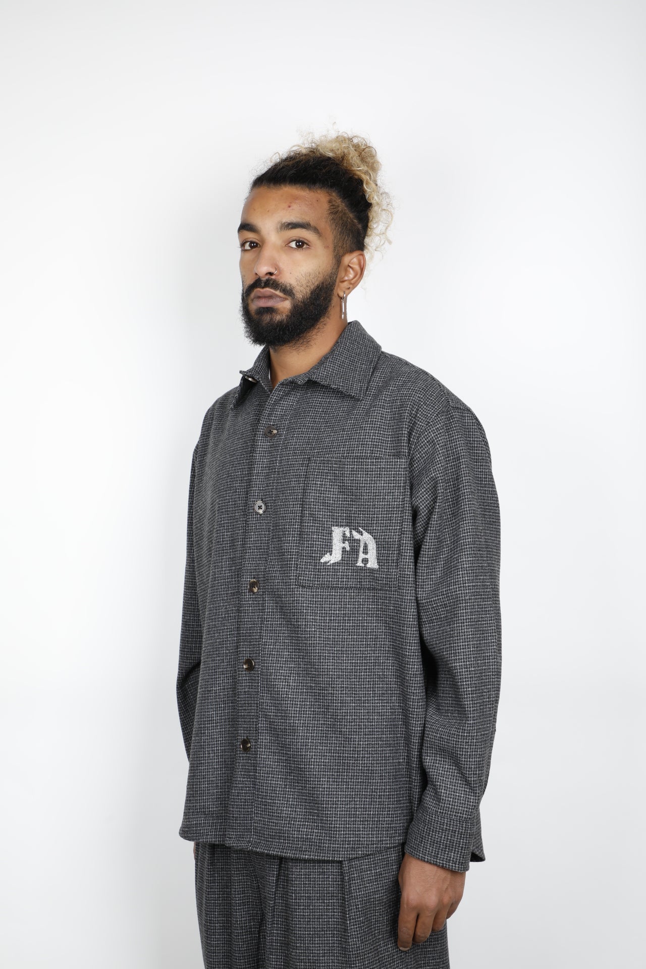 OVERSIZED WOOL FLANNEL SHIRT