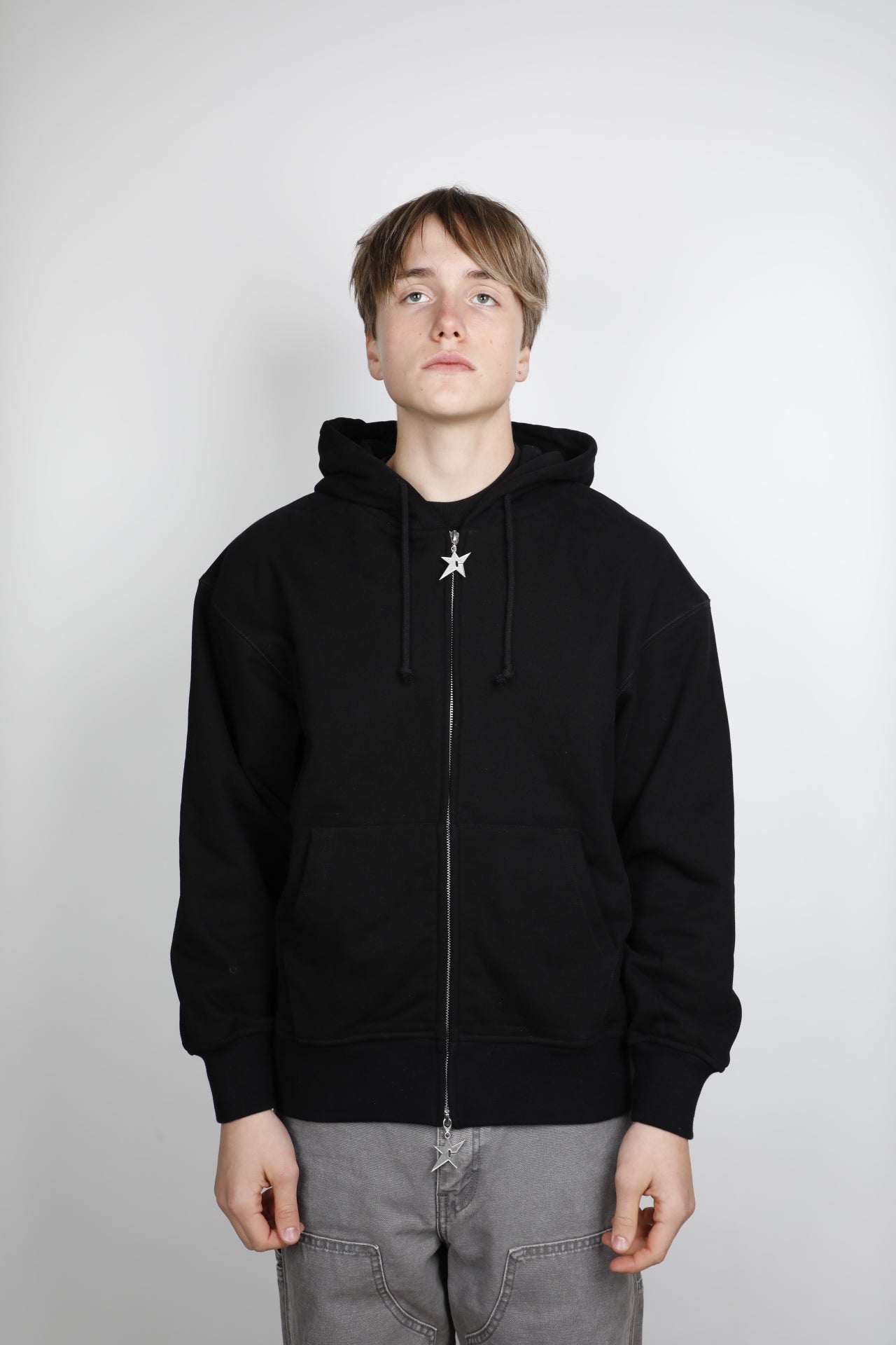 BIG C-STAR DOUBLE ZIP HOODIE
