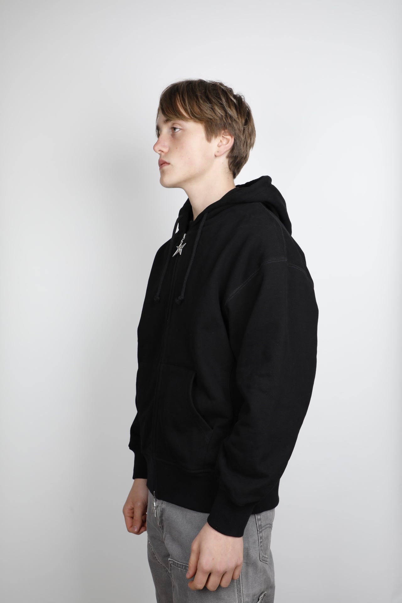 BIG C-STAR DOUBLE ZIP HOODIE