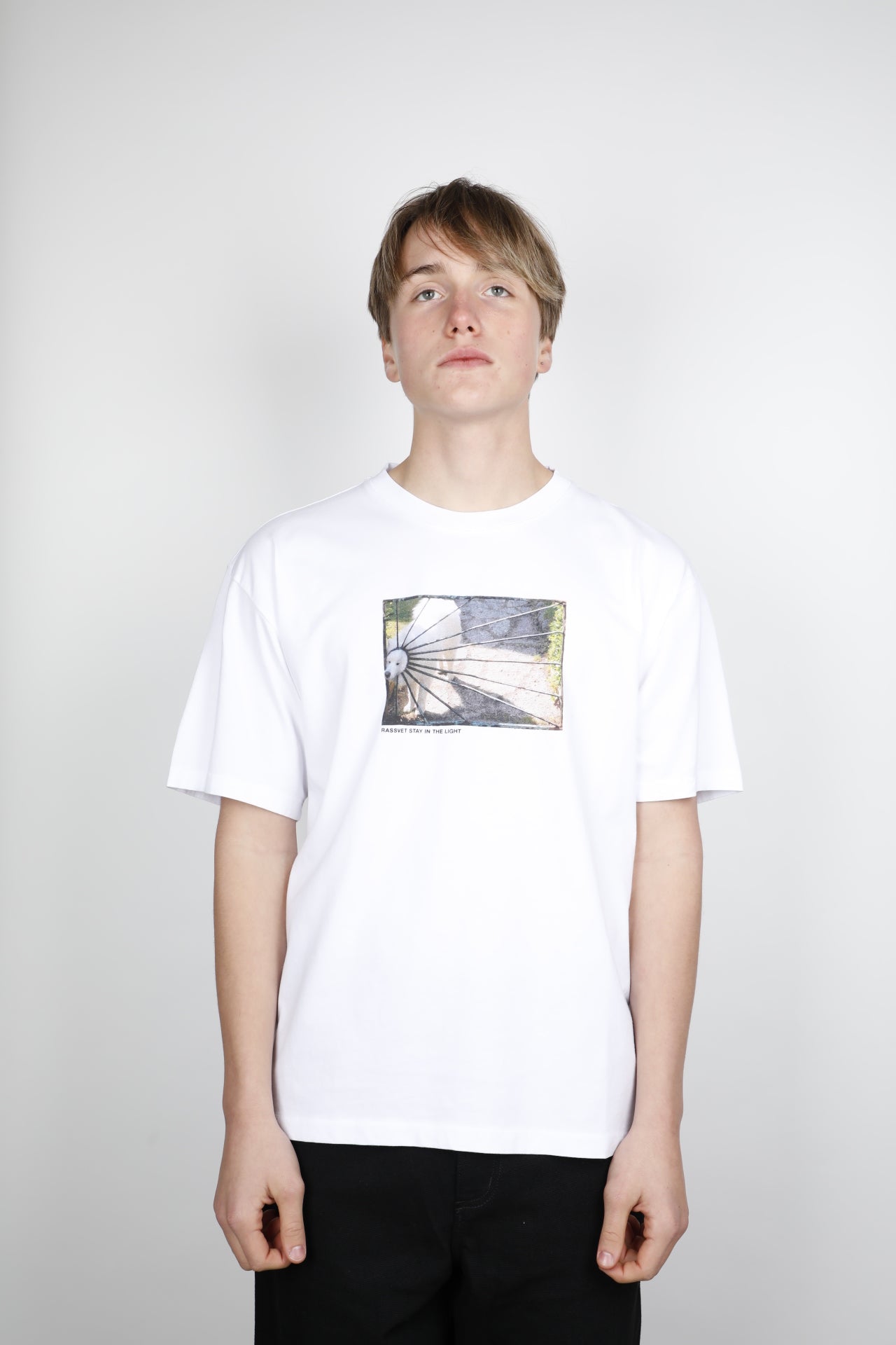 MEN DOG LOGO T-SHIRT KNIT