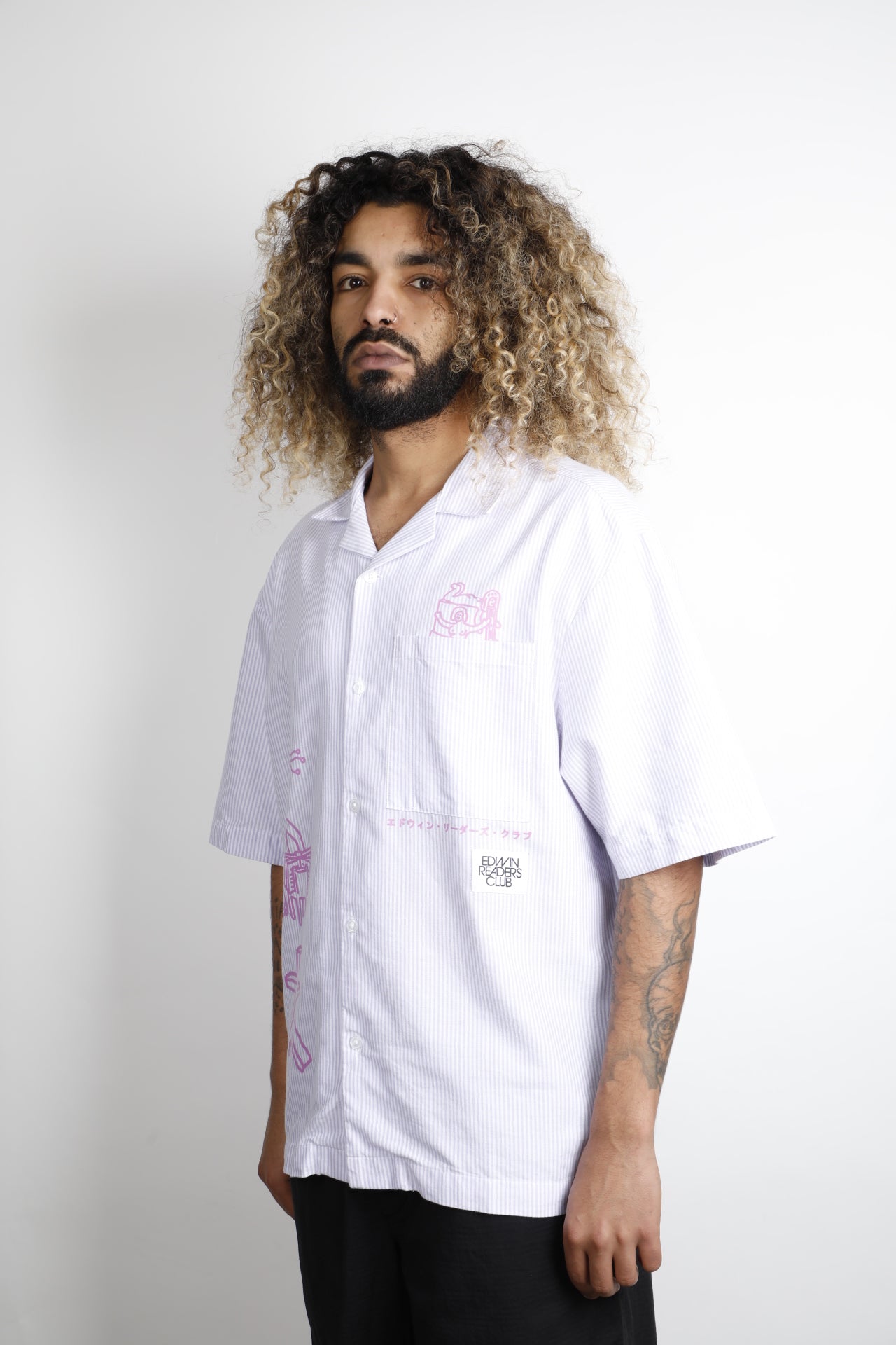 READER'S CLUB SHIRT SS STRIPED OXFORD