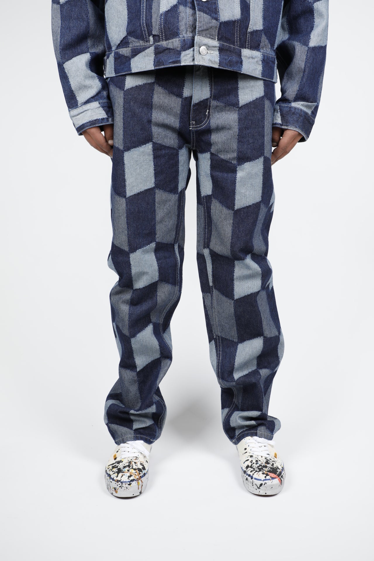 PANT PATCHWORK DENIM