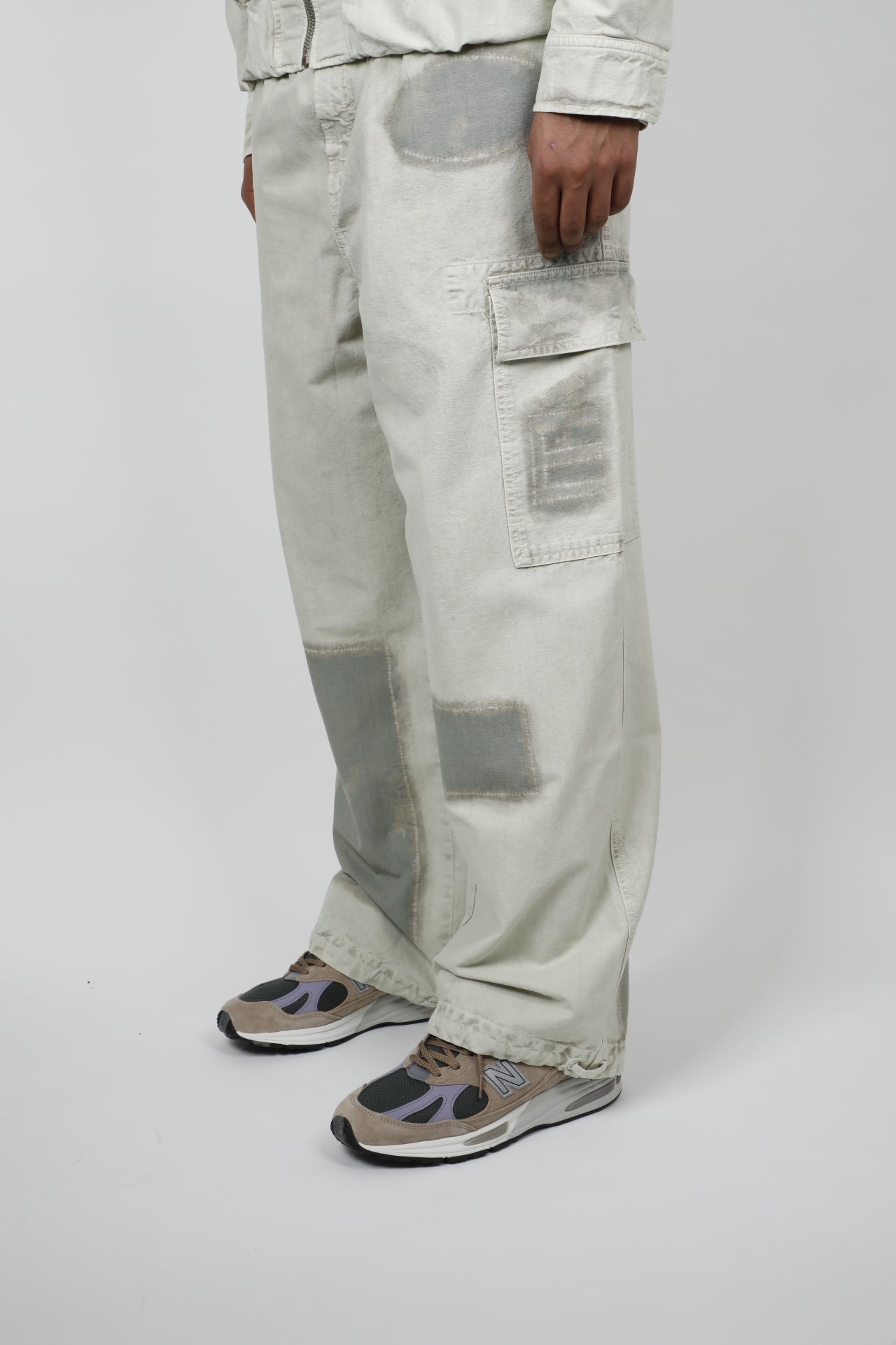 ETUDES  LOOSE CARGO RIPSTOP PANTS